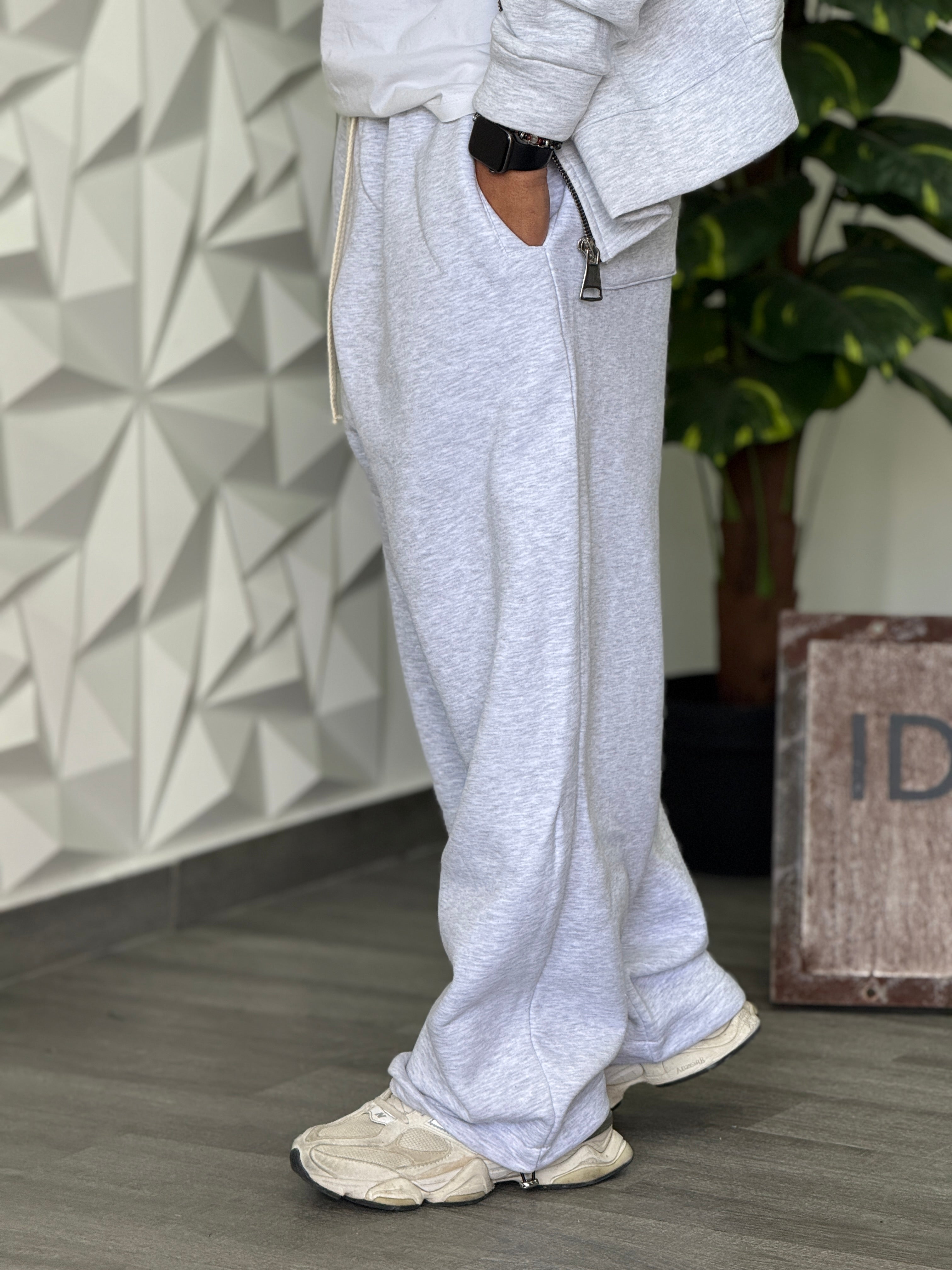 Coordinato tuta Baggy Grigia GB28 New Job Brand