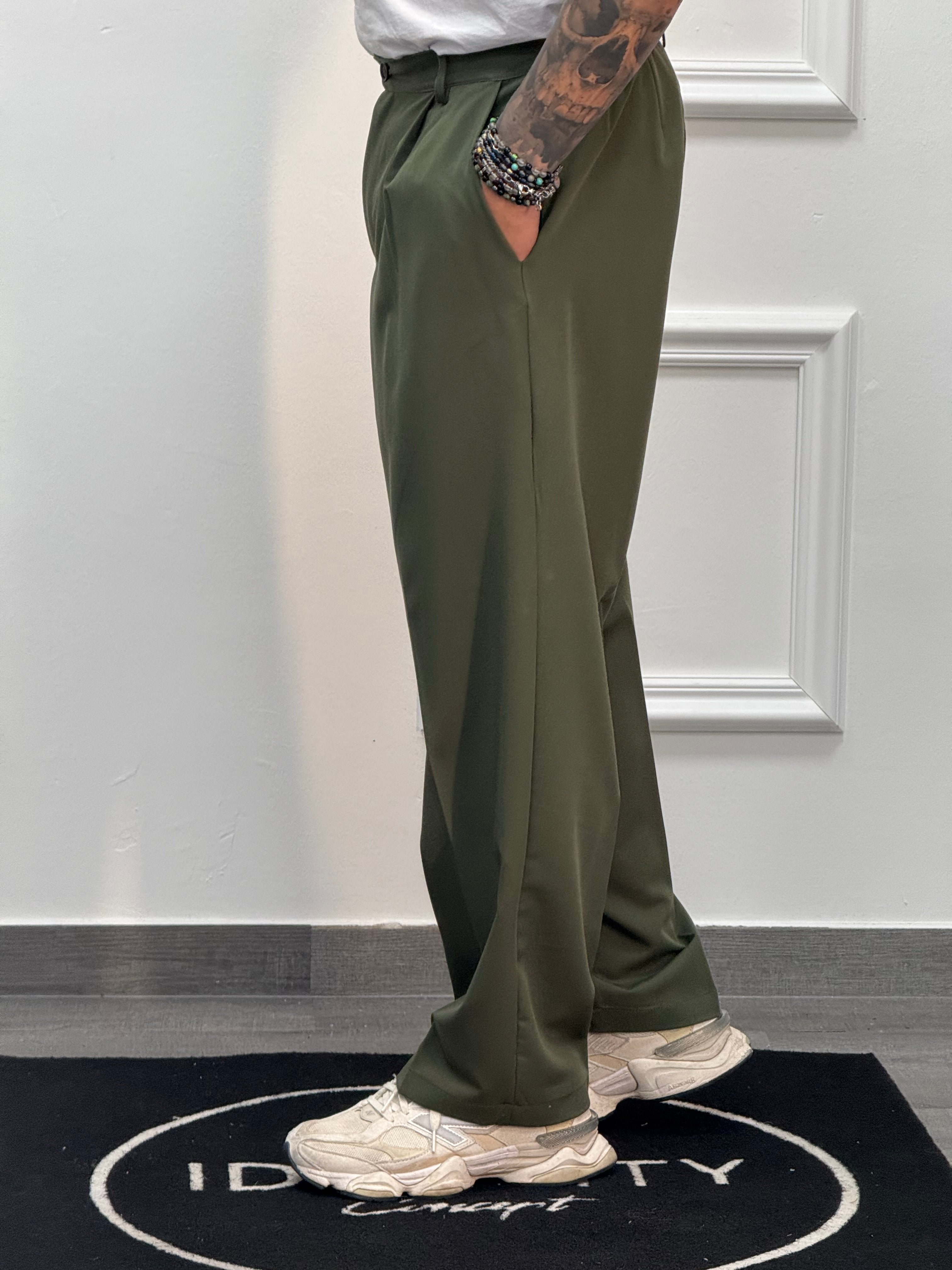 PANTALONE PONZA NEW JOB BRAND FONDO AMPIO