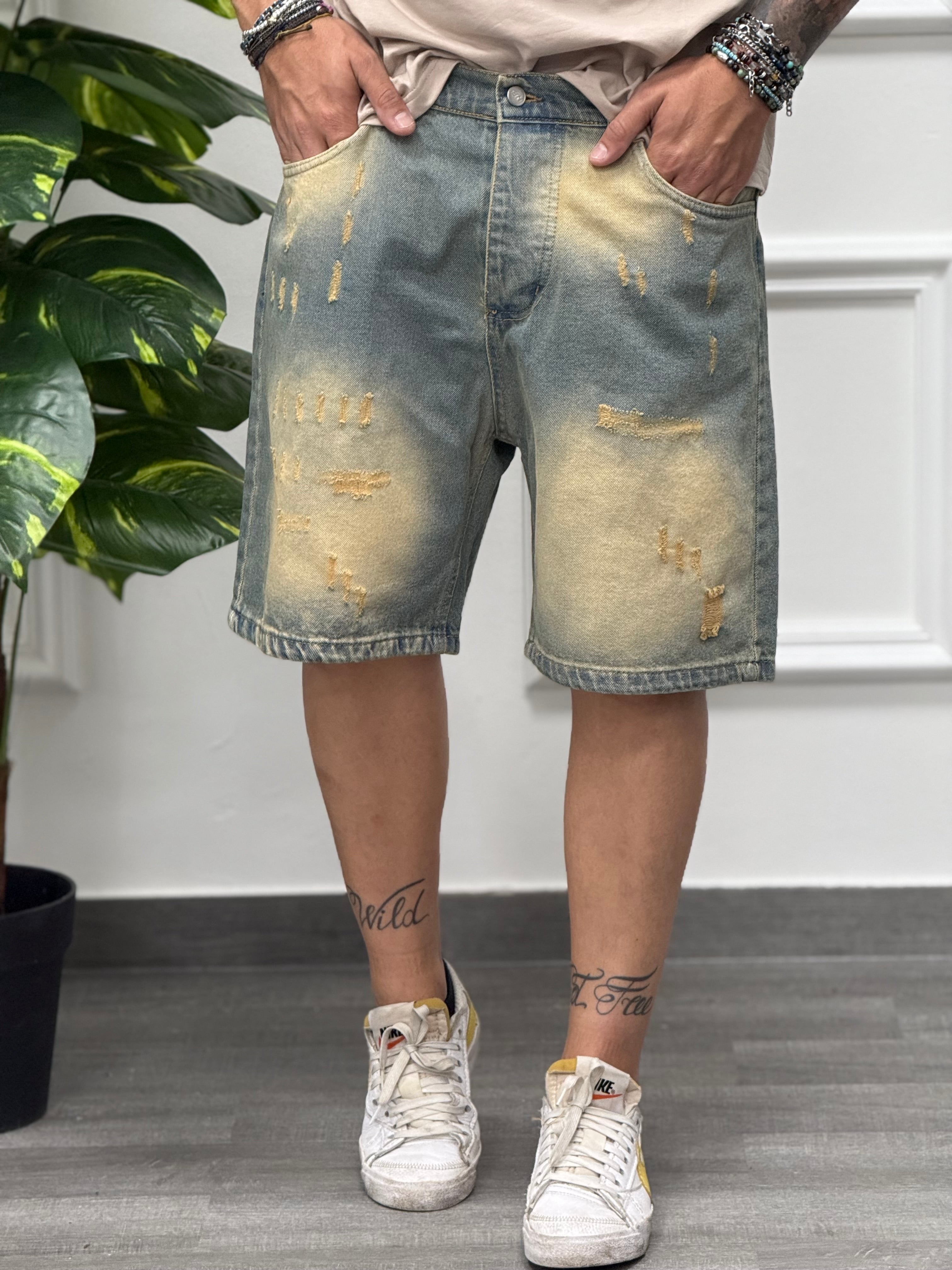 Bermuda jeans sabbiato new job brand