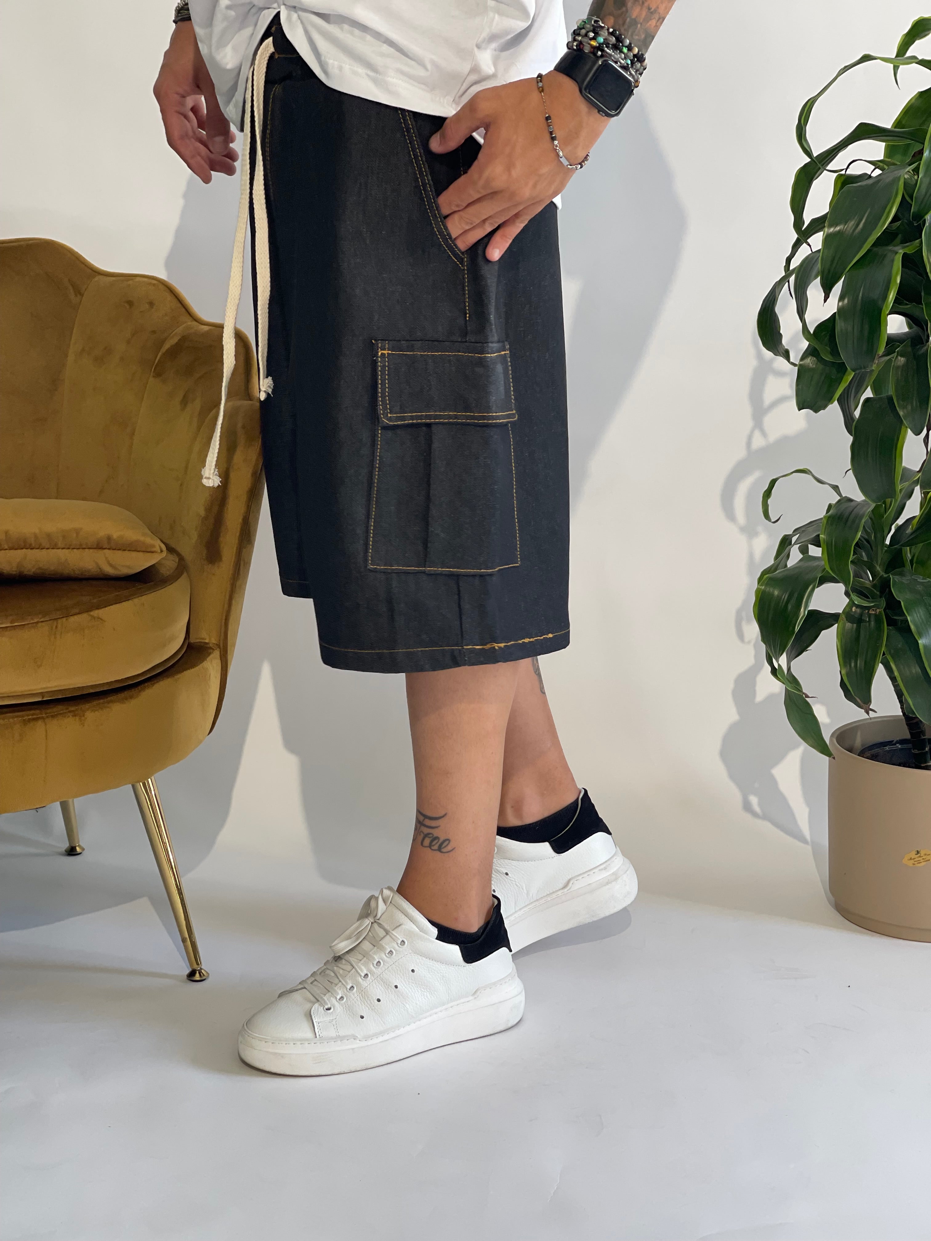 BERMUDA CARGO JEANS NJB