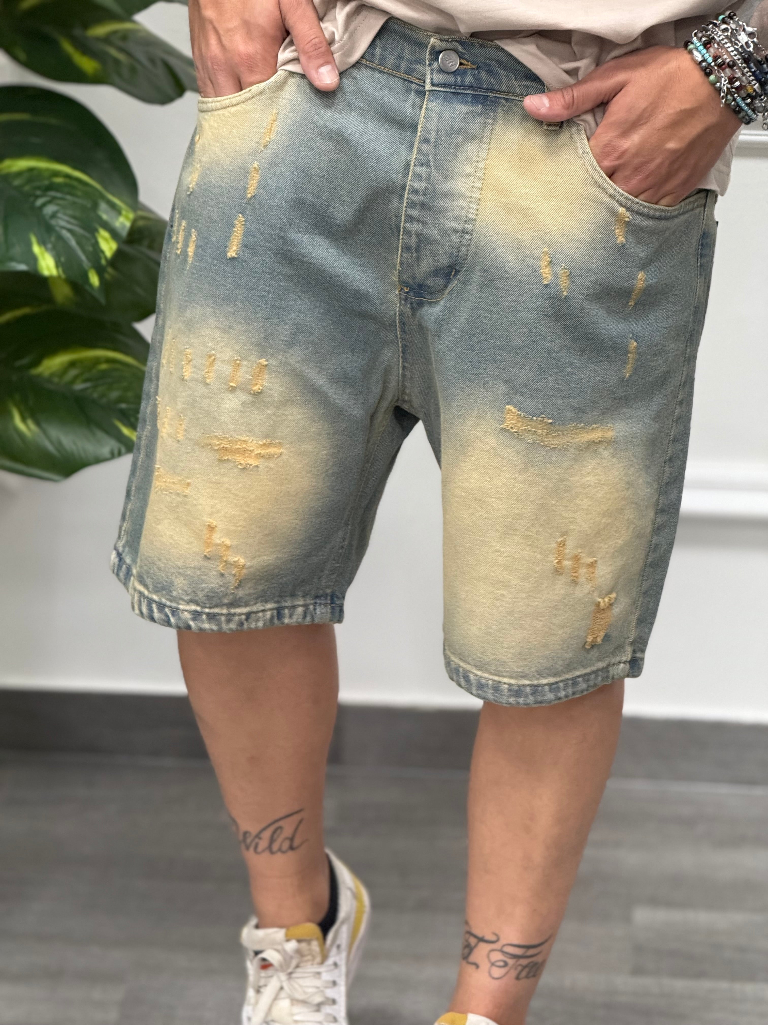 Bermuda jeans sabbiato new job brand