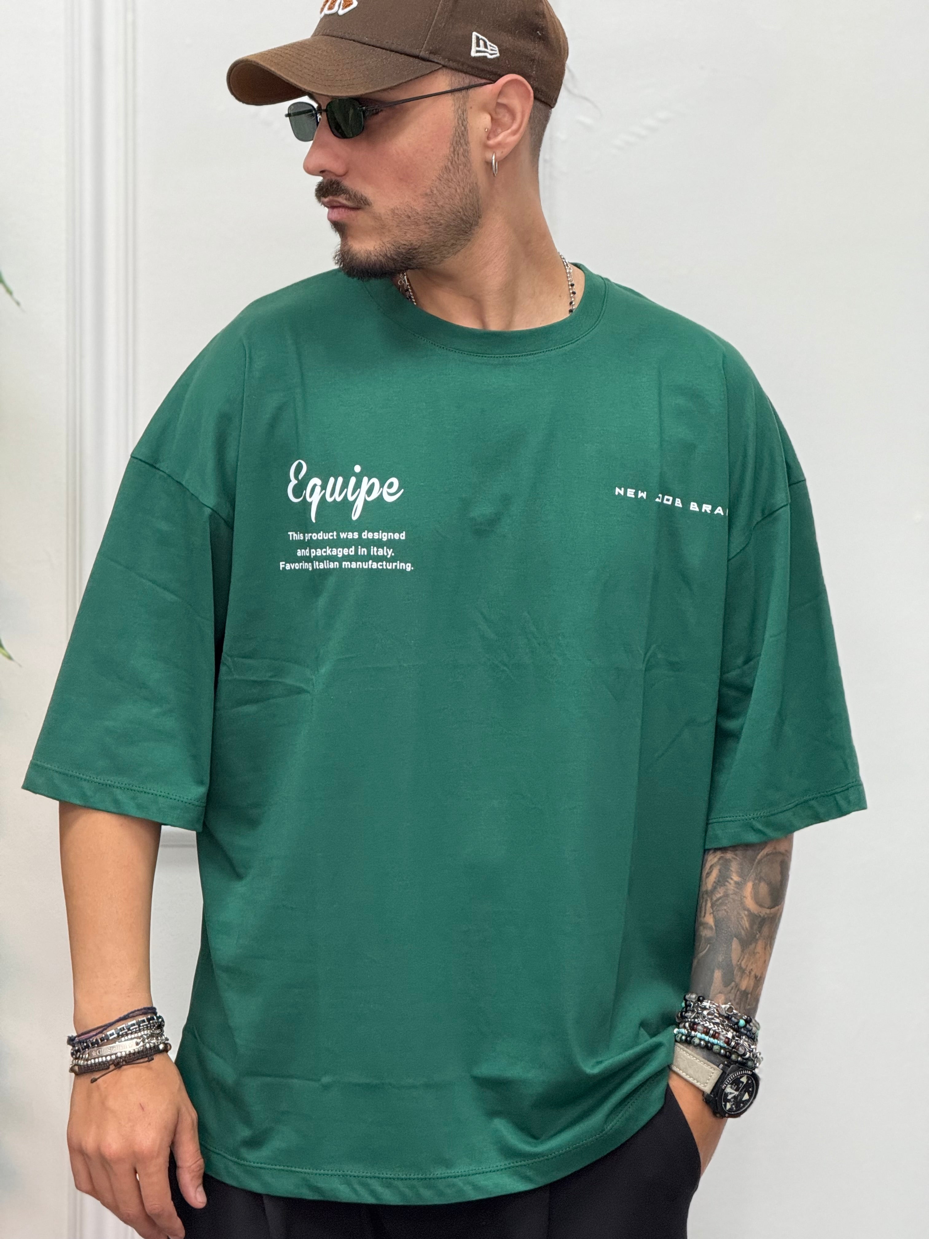 SHIRT OVERSIZE EQUIPE MANICA 3/4 NEW JOB BRAND