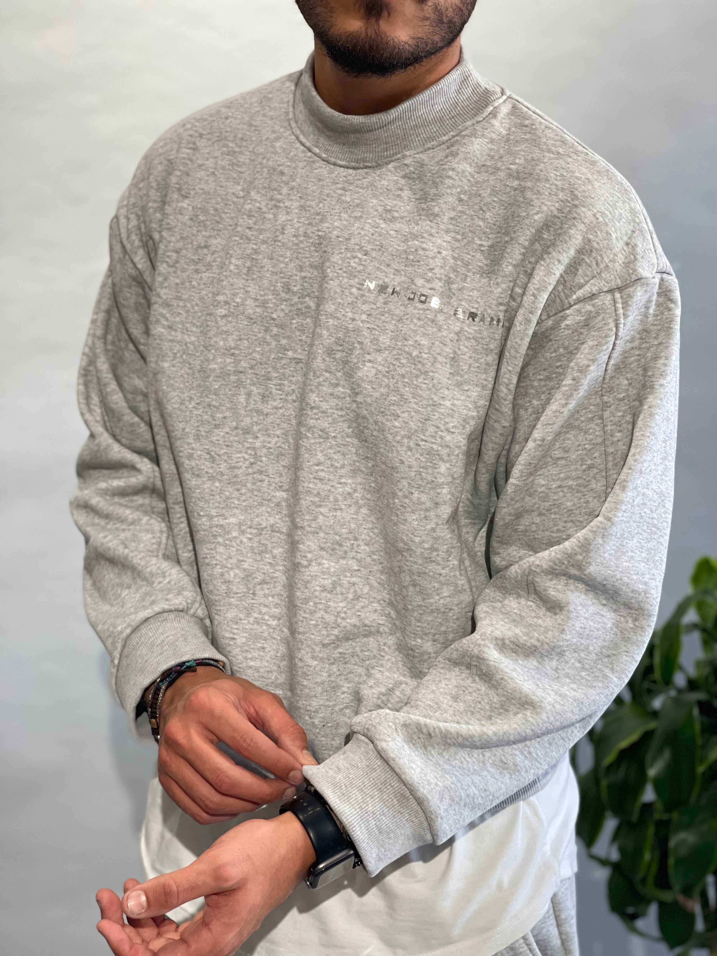 TUTA CROPPED GRIGIA NEW JOB BRAND