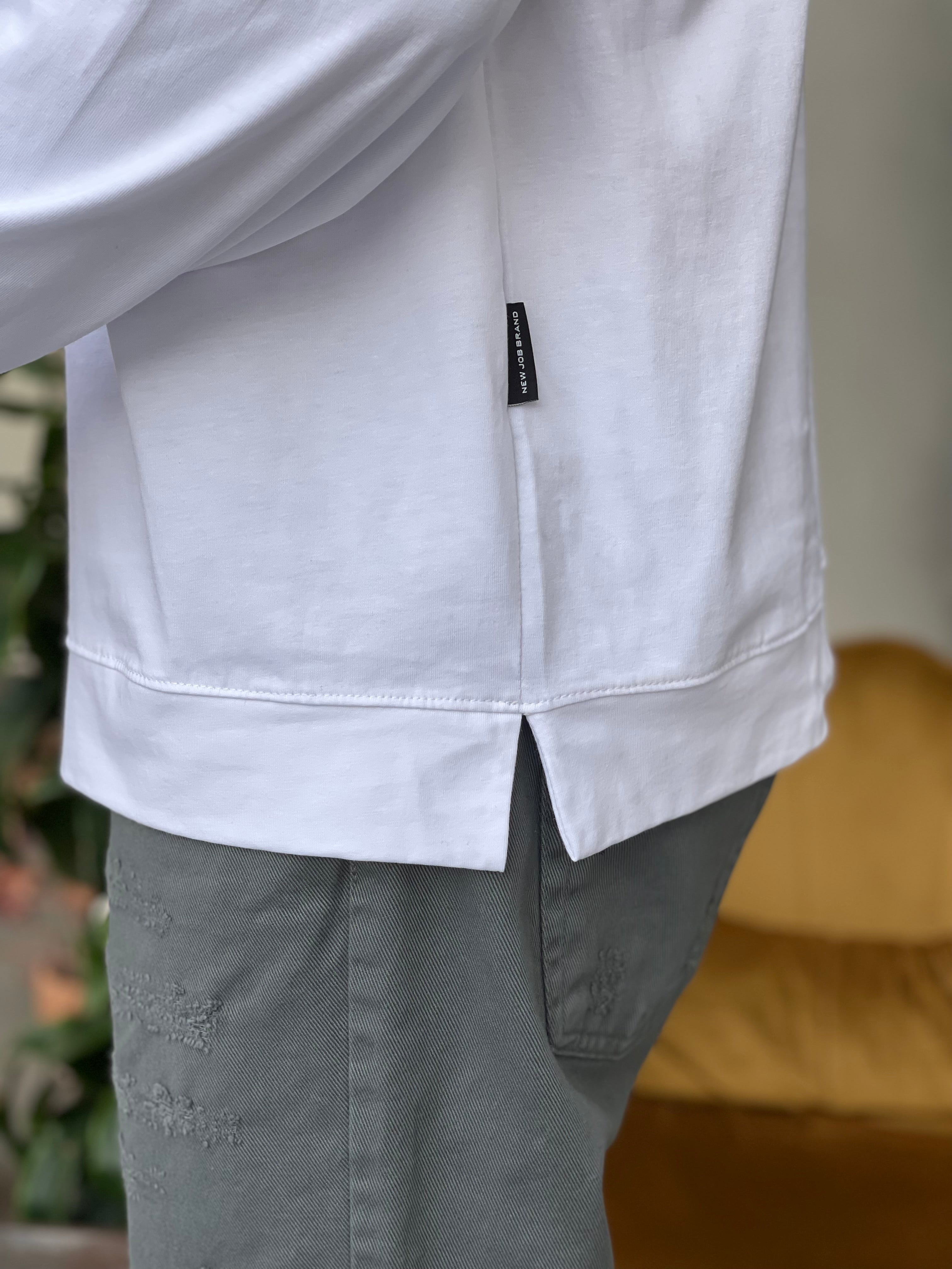 SHIRT COTONE MANICA LUNGA NEW JOB BRAND