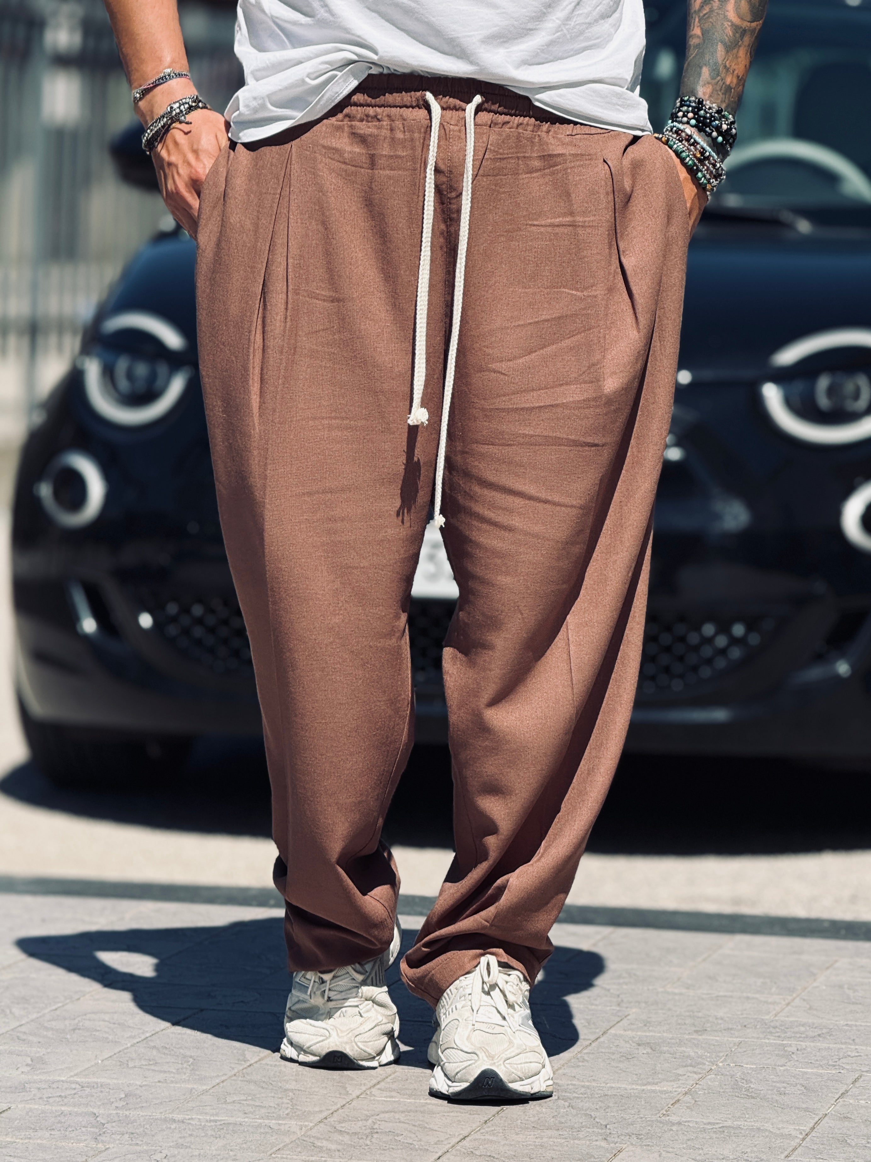 PANTALACCIO SOHO LINO MORO NEW JOB BRAND