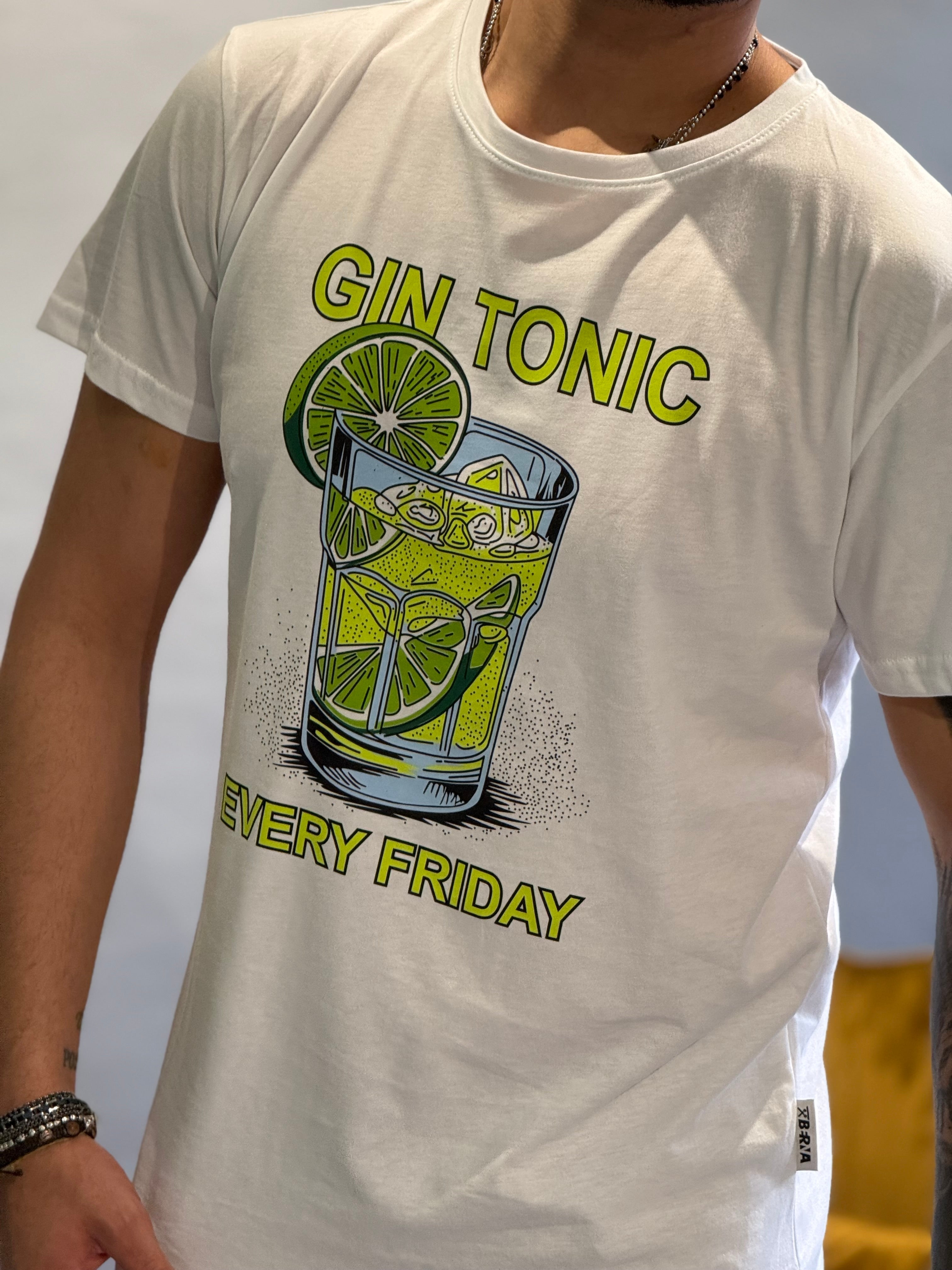 SHIRT GIN TONIC LIME