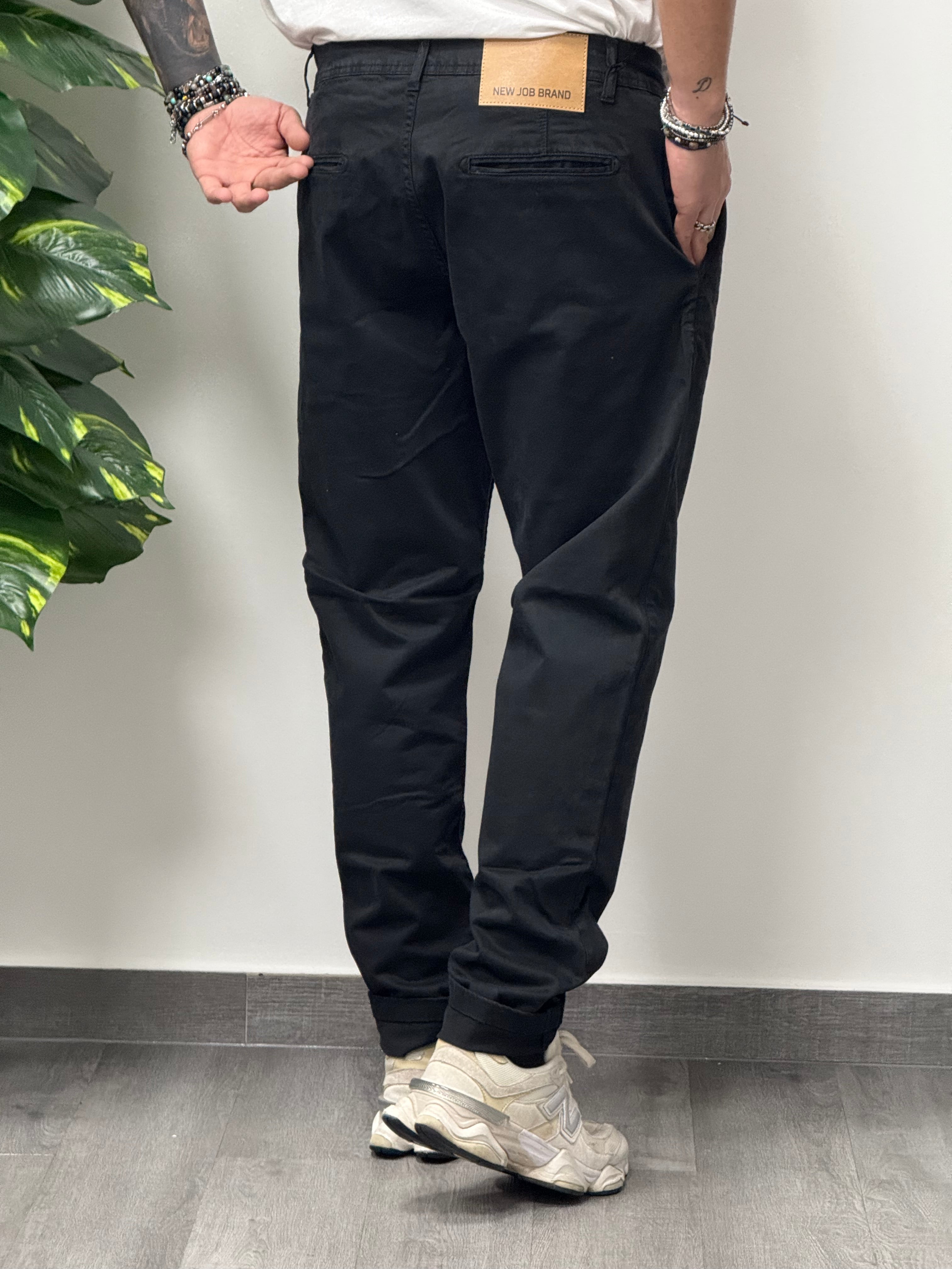 PANTALONE MILANO NERO NEW JOB BRAND