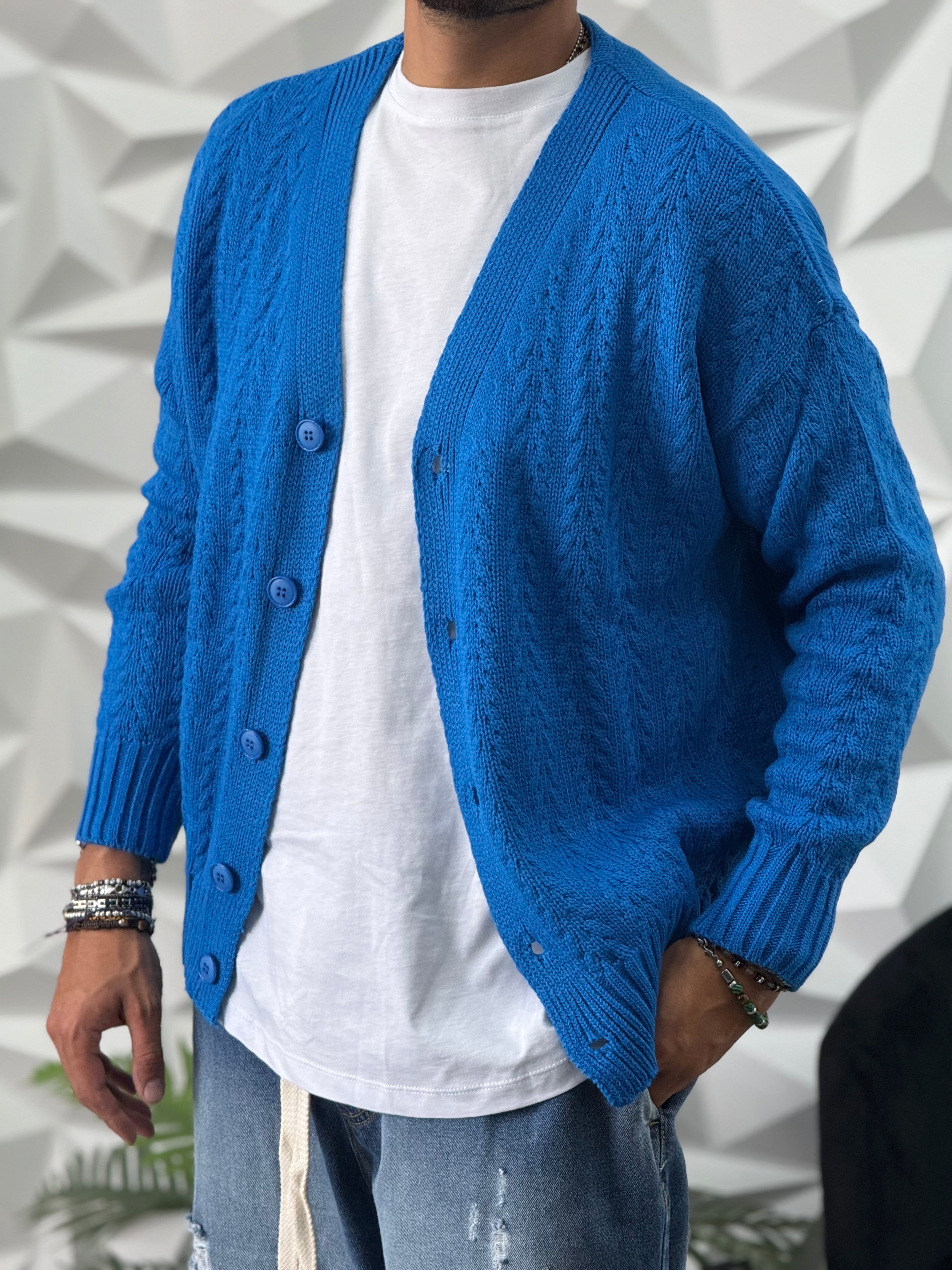 Cardigan Cropped royal New Job Brand