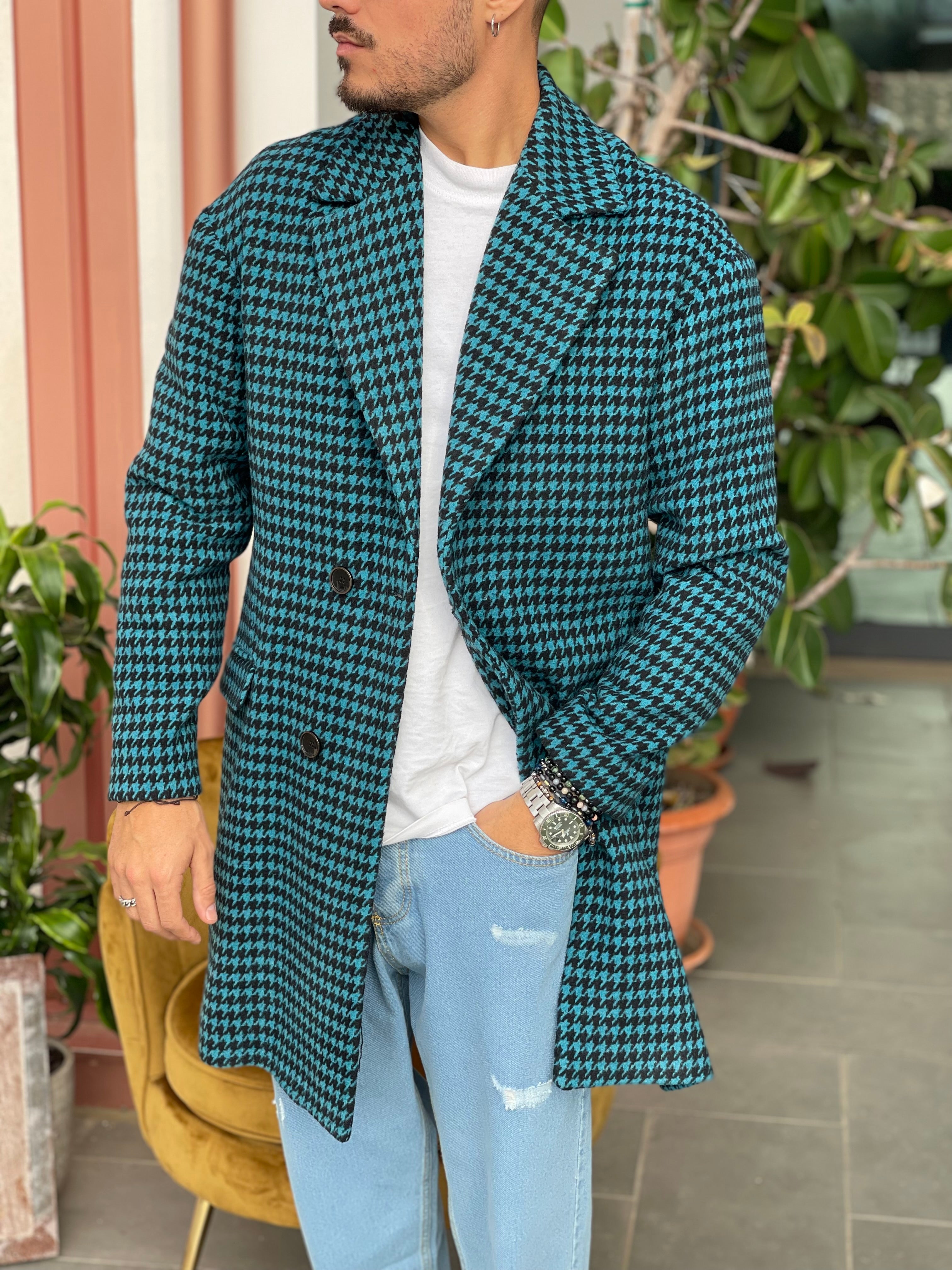 CAPPOTTO PIEDIPULL PETROLIO