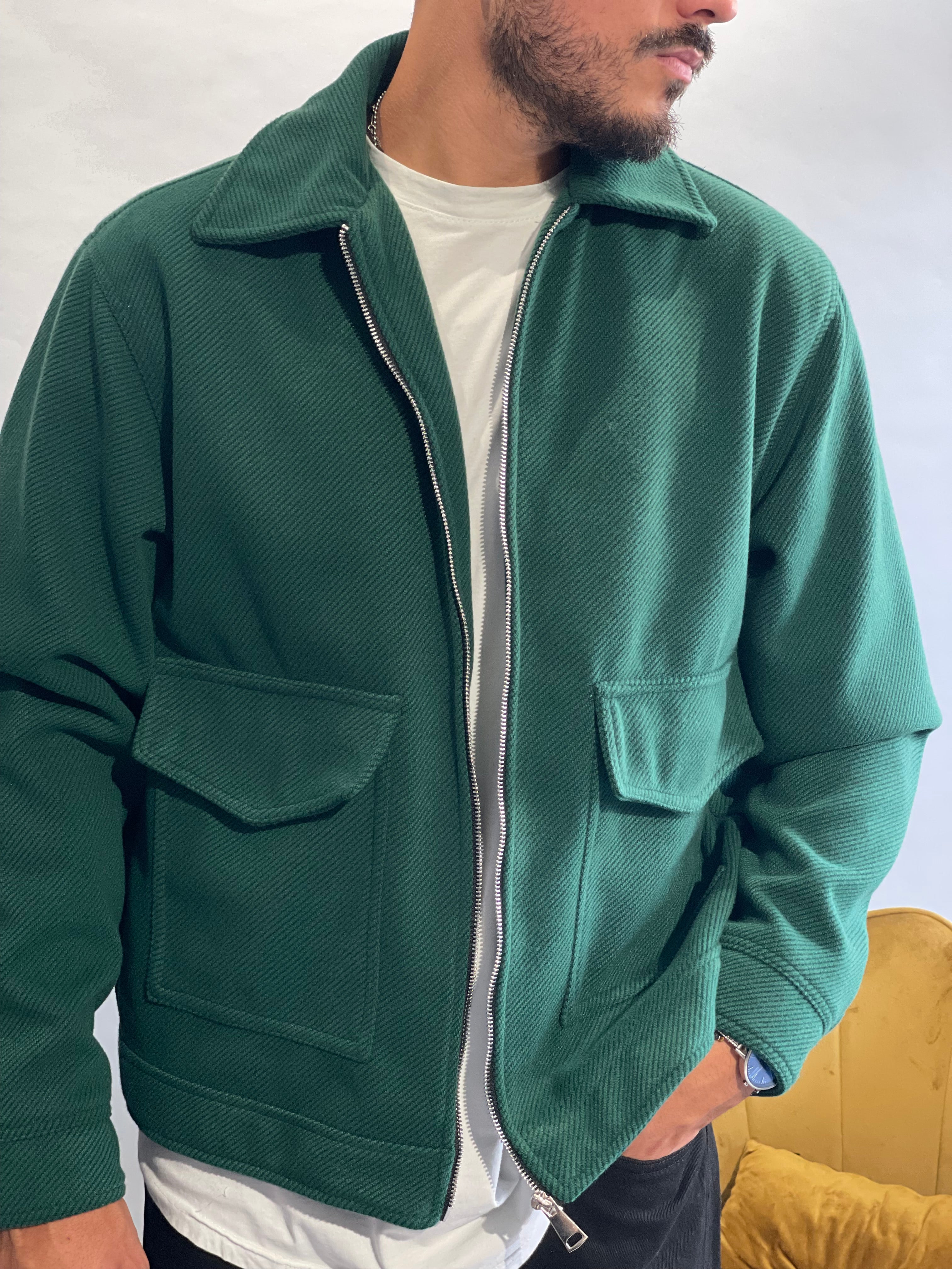 Giubbino Coatara Verde New Job Brand