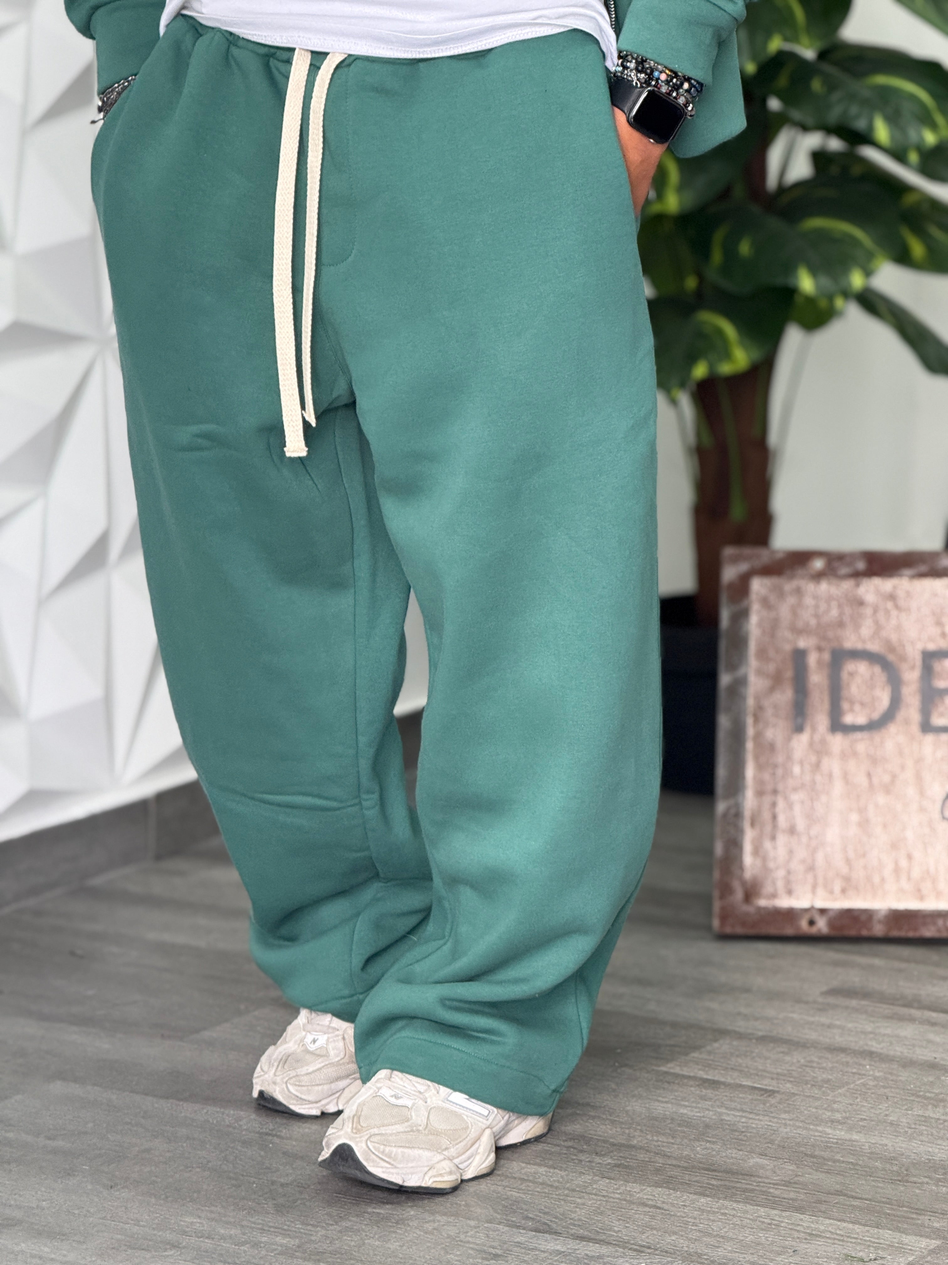 Coordinato tuta Baggy verde GB28 New Job Brand