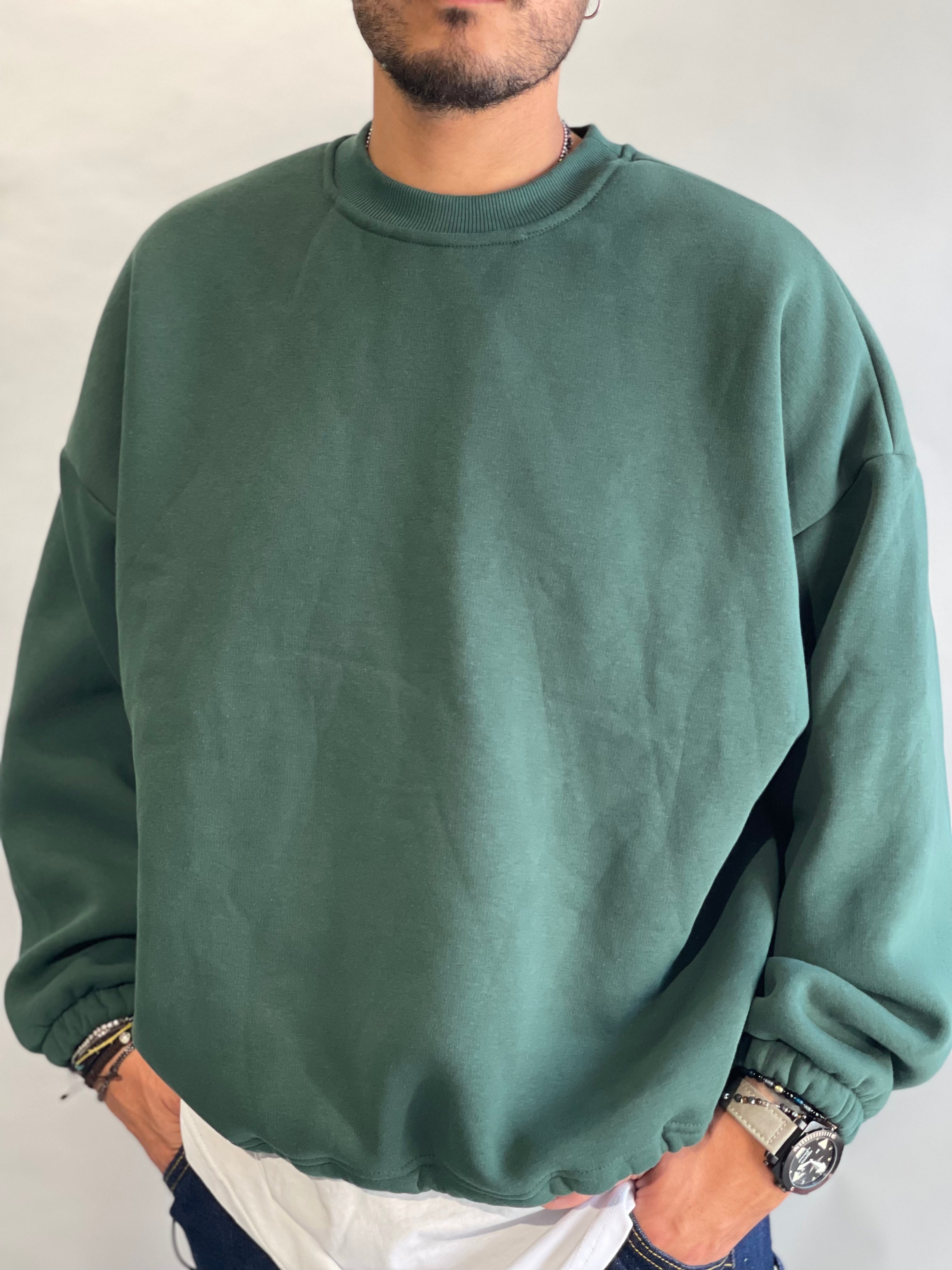 Felpa Oversize Fondo regolabile