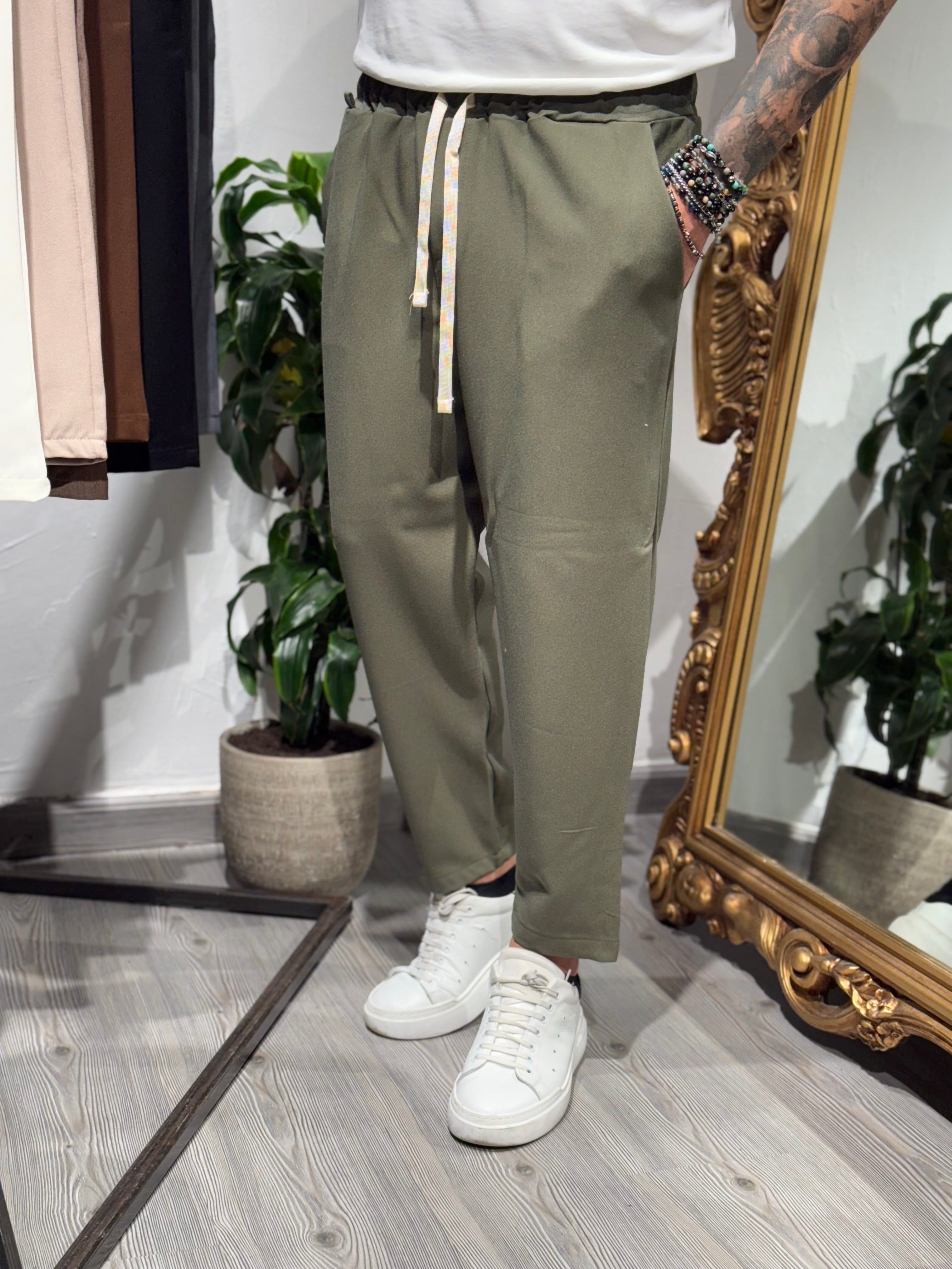 PANTALACCIO NIZZA VERDE MILITARE NEW JOB BRAND
