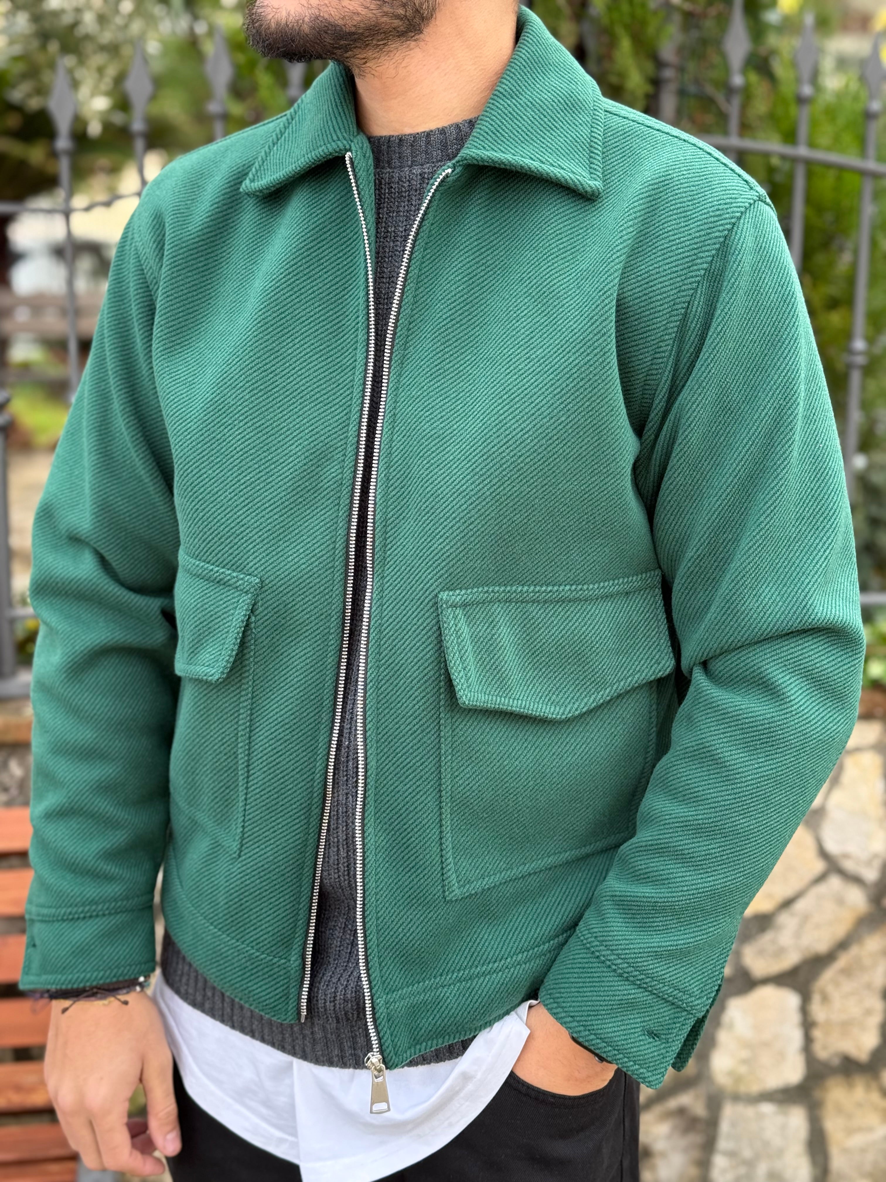 JACKET BERLINO VERDE NEW JOB BRAND