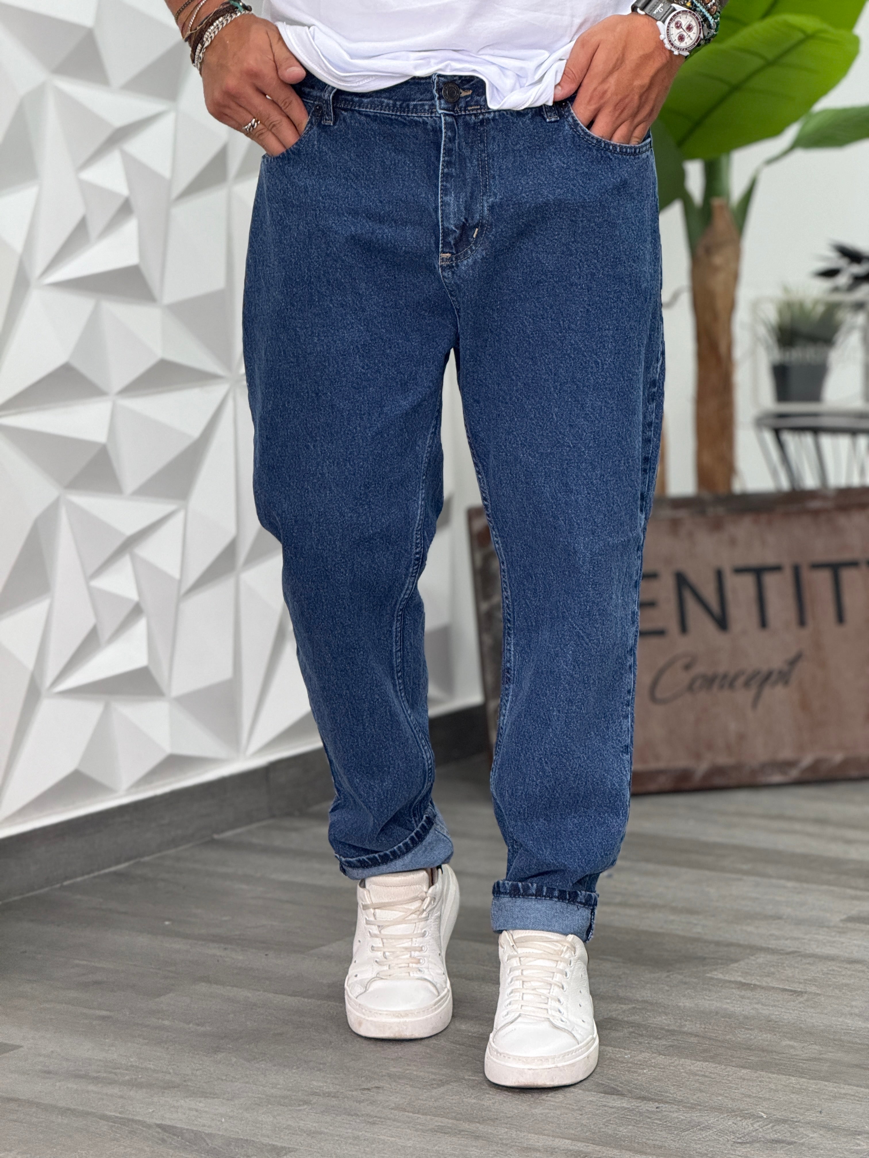 JEANS SAN PEDRO REGULAR FIT LAVAGGIO MARMO SCURO NEW JOB BRAND