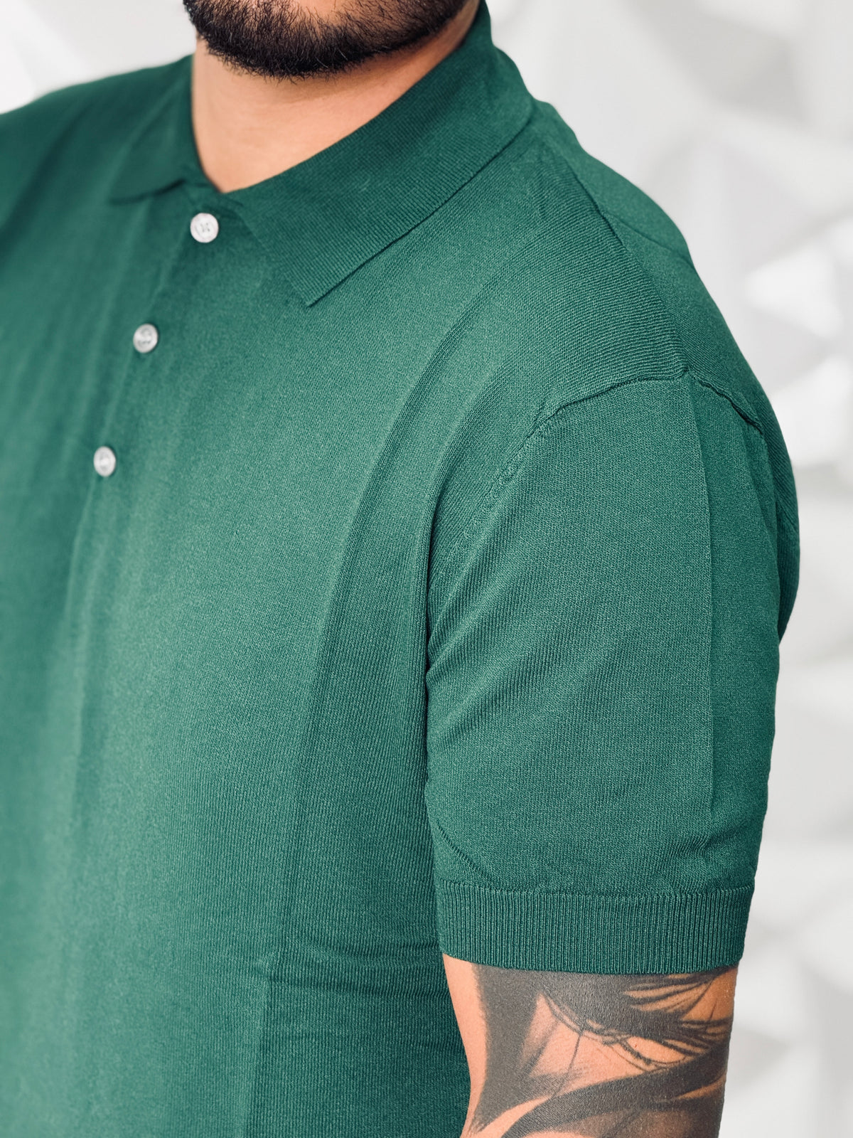 POLO IN FILO VERDE NEW JOB BRAND