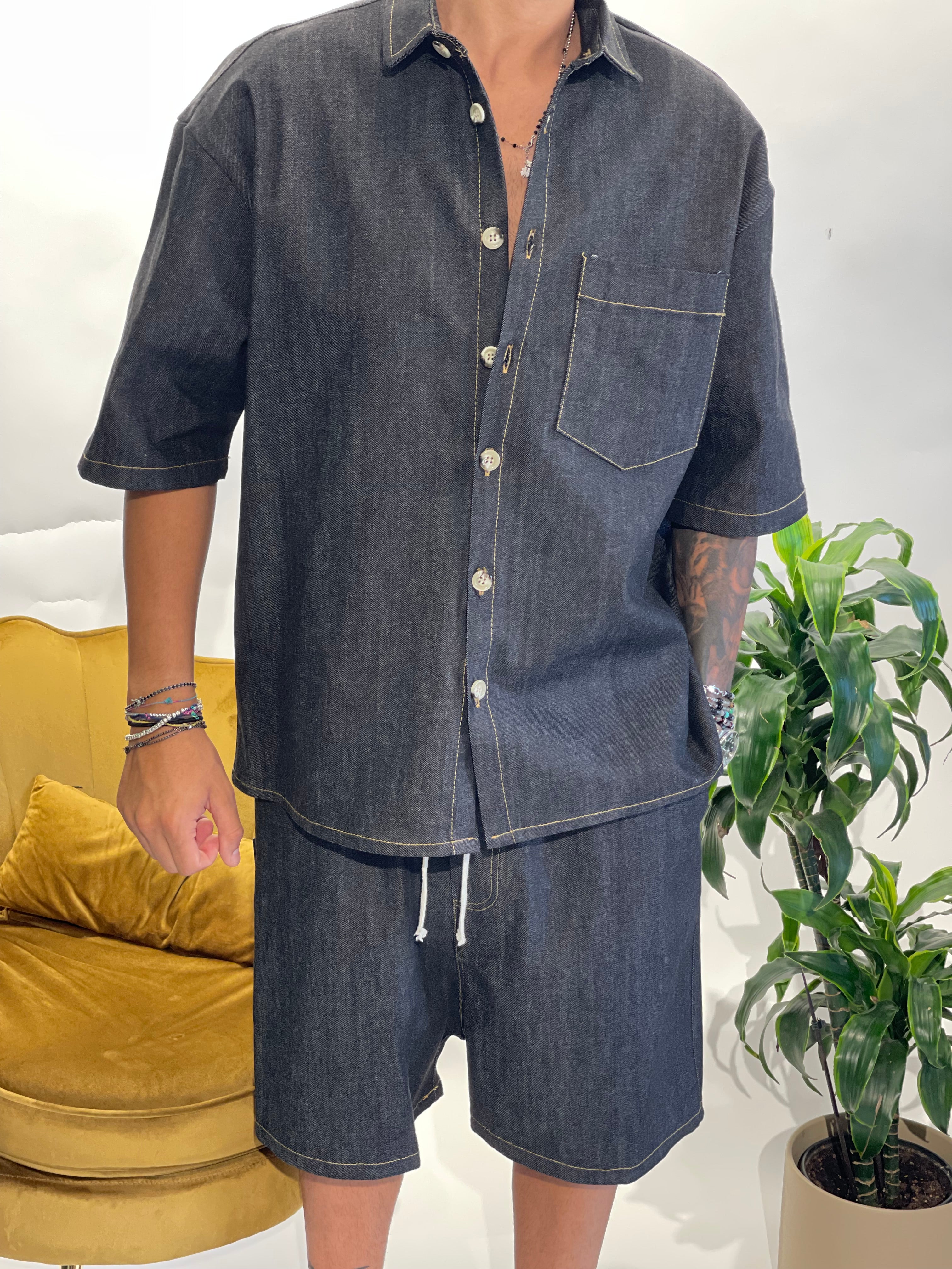 COORDINATO OVER DI JEANS NEW JOB BRAND