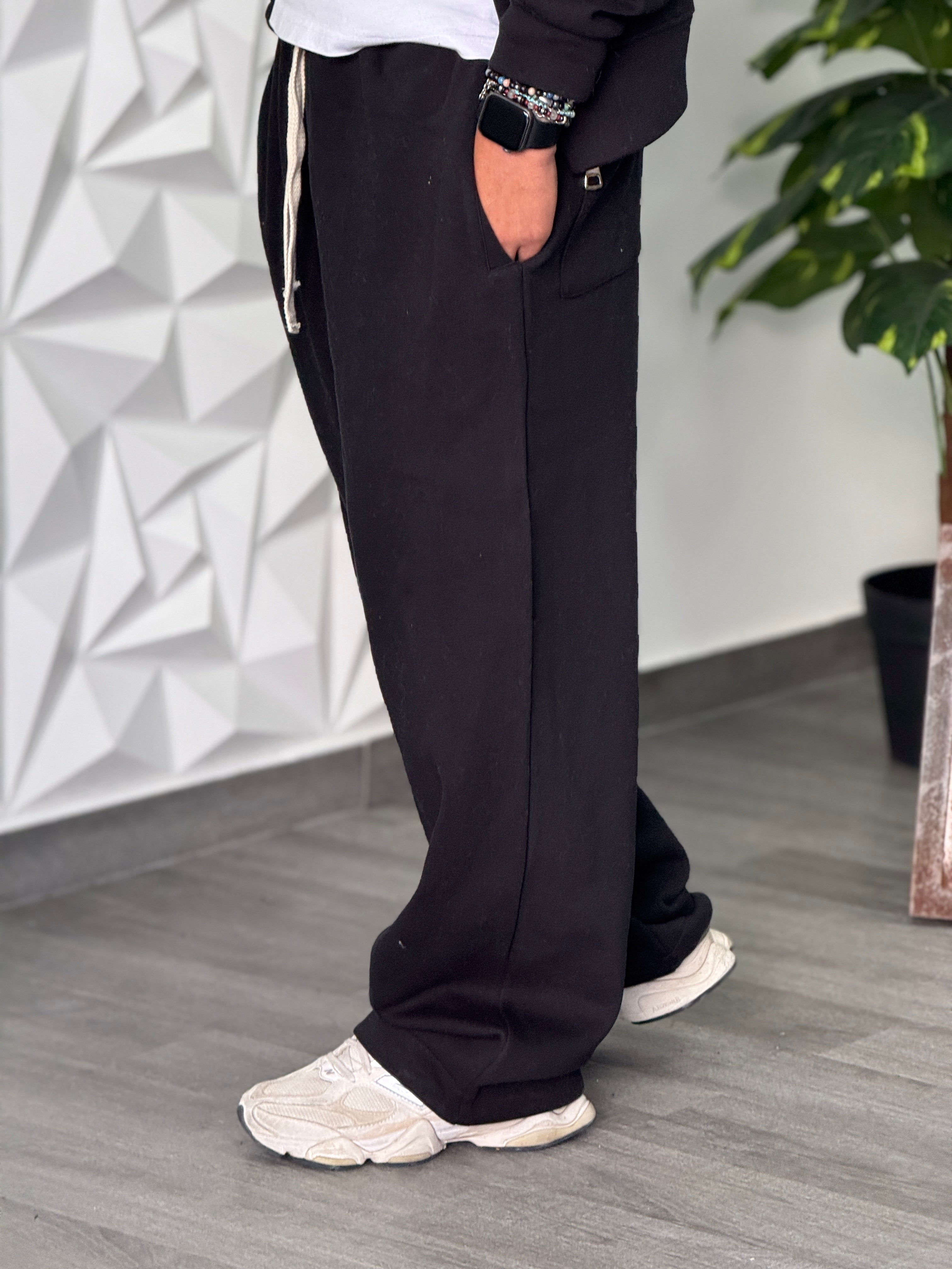 Coordinato tuta Baggy nero GB28 New Job Brand