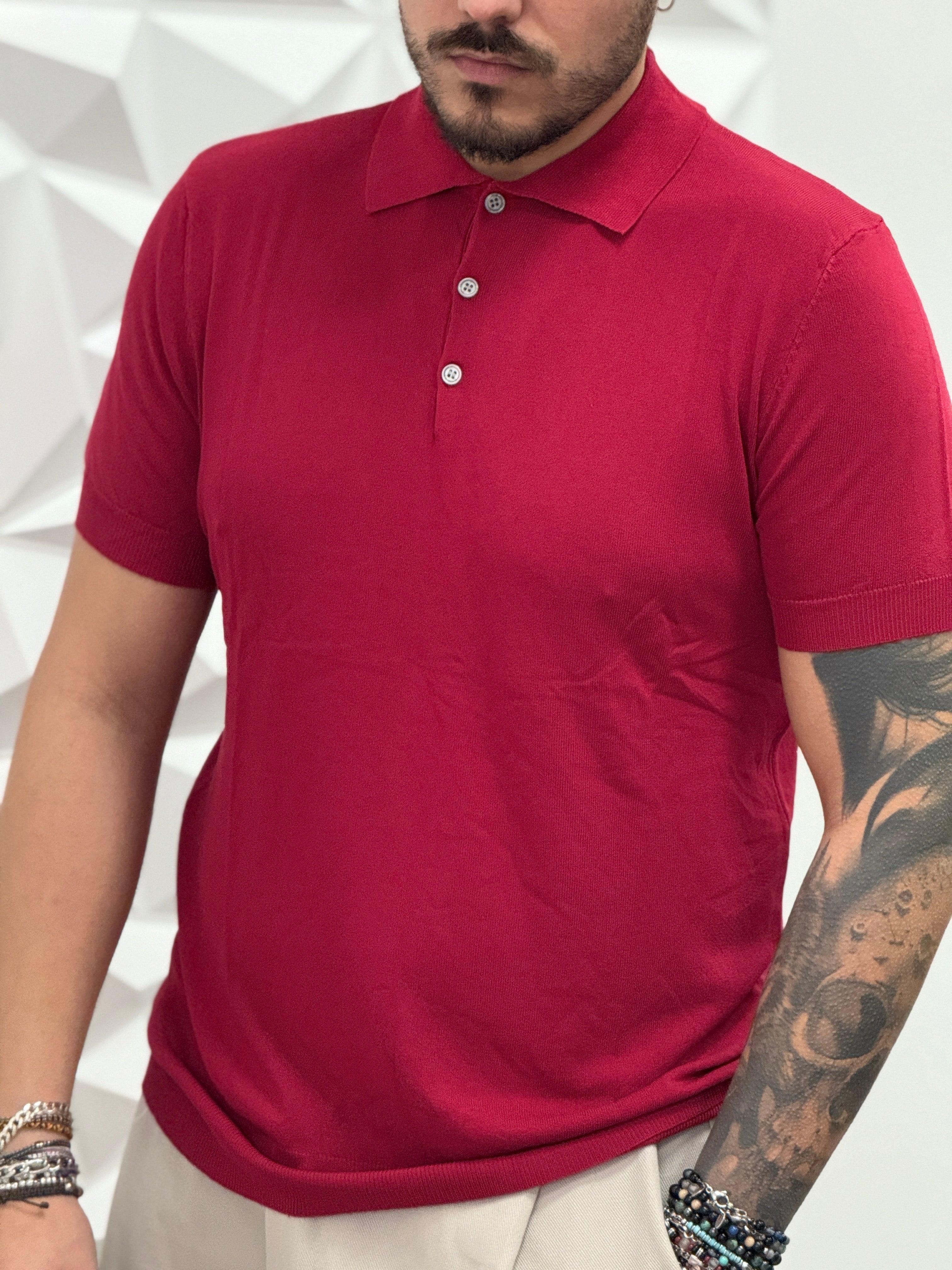 POLO MONTECARLO IN FILO ROSSA NEW JOB BRAND