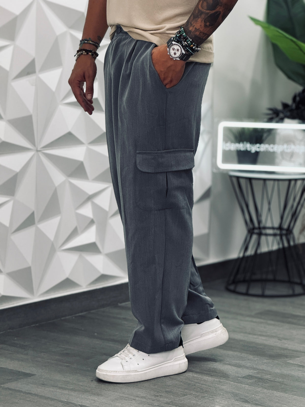 PANTALACCIO STROMBOLI ANTRACITE NEW JOB BRAND