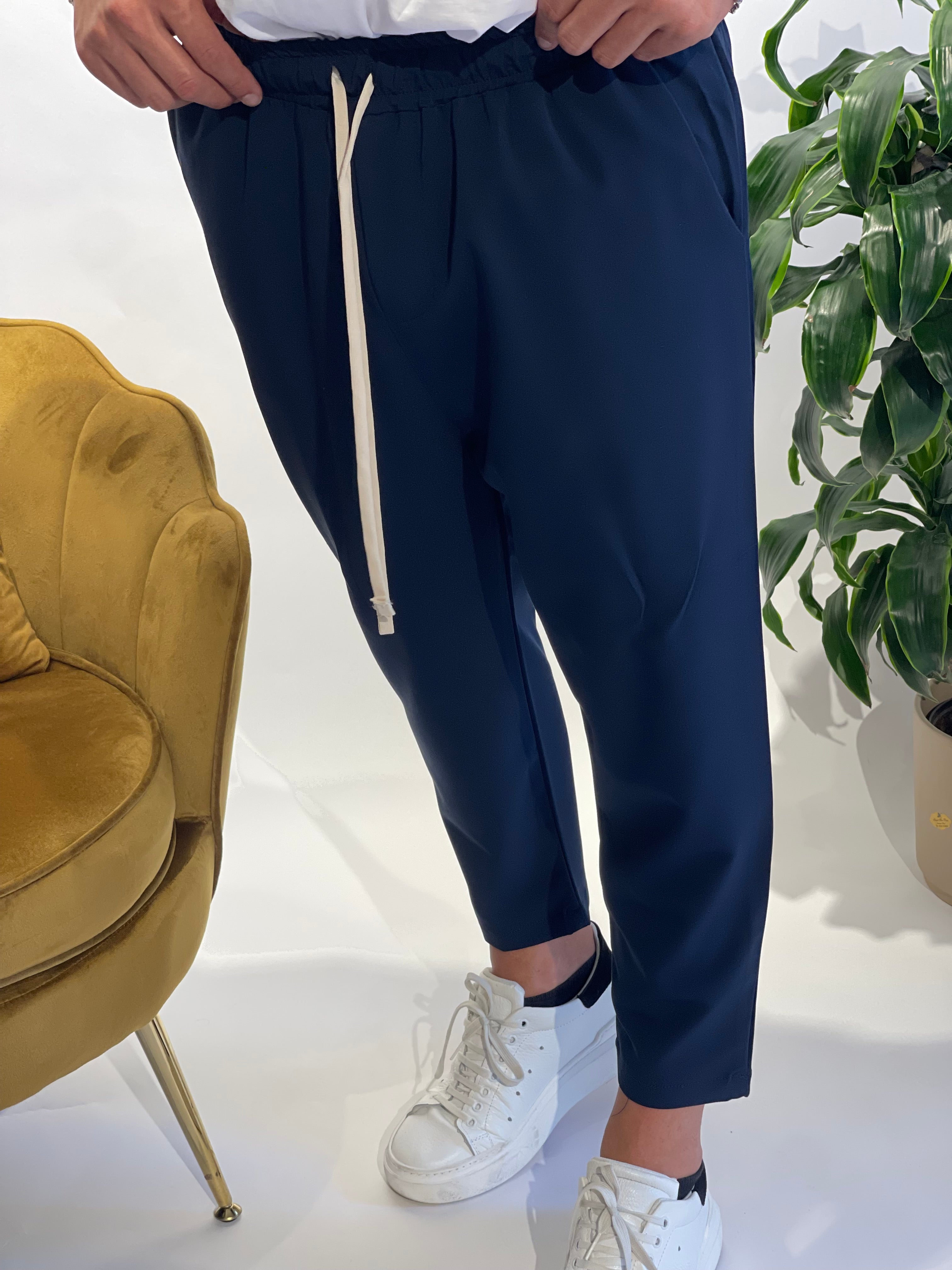 PANTALONE DANILO BASIC BLU NJB
