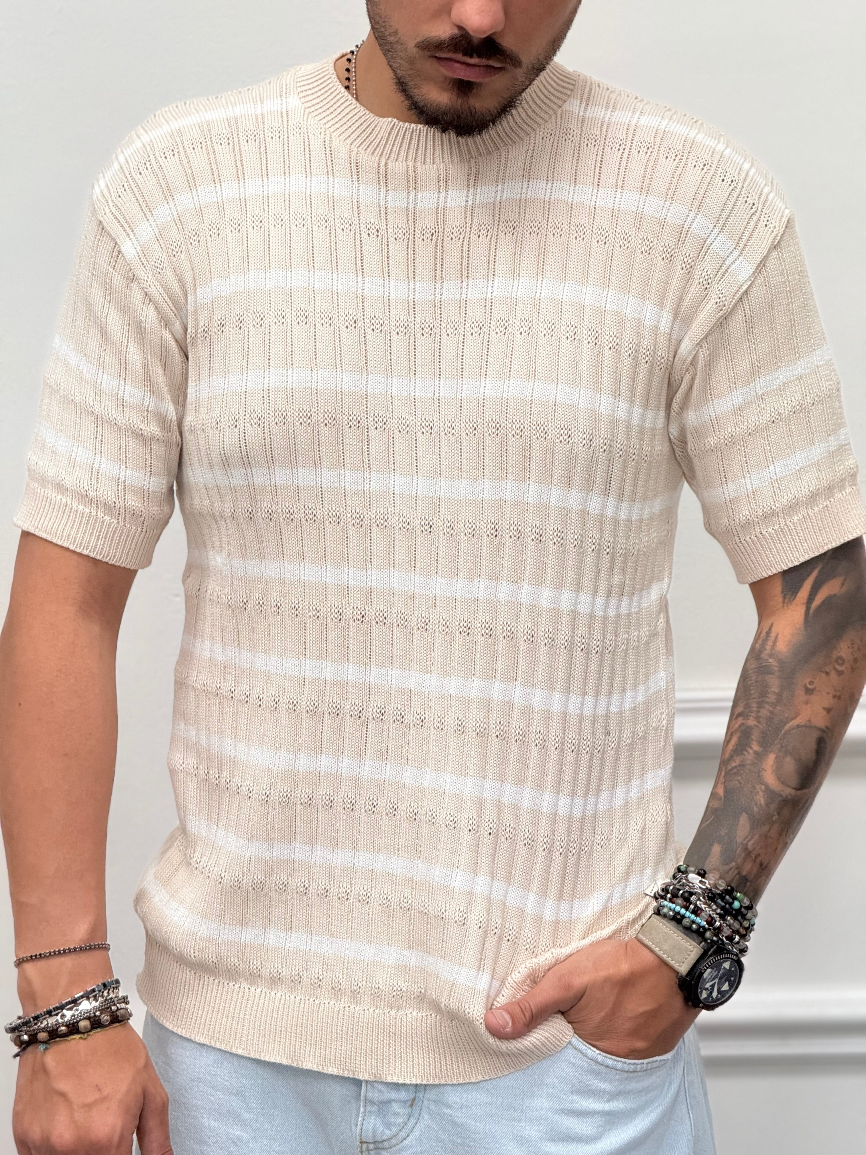 SHIRT IN FILO RIGATA NEW JOB BRAND