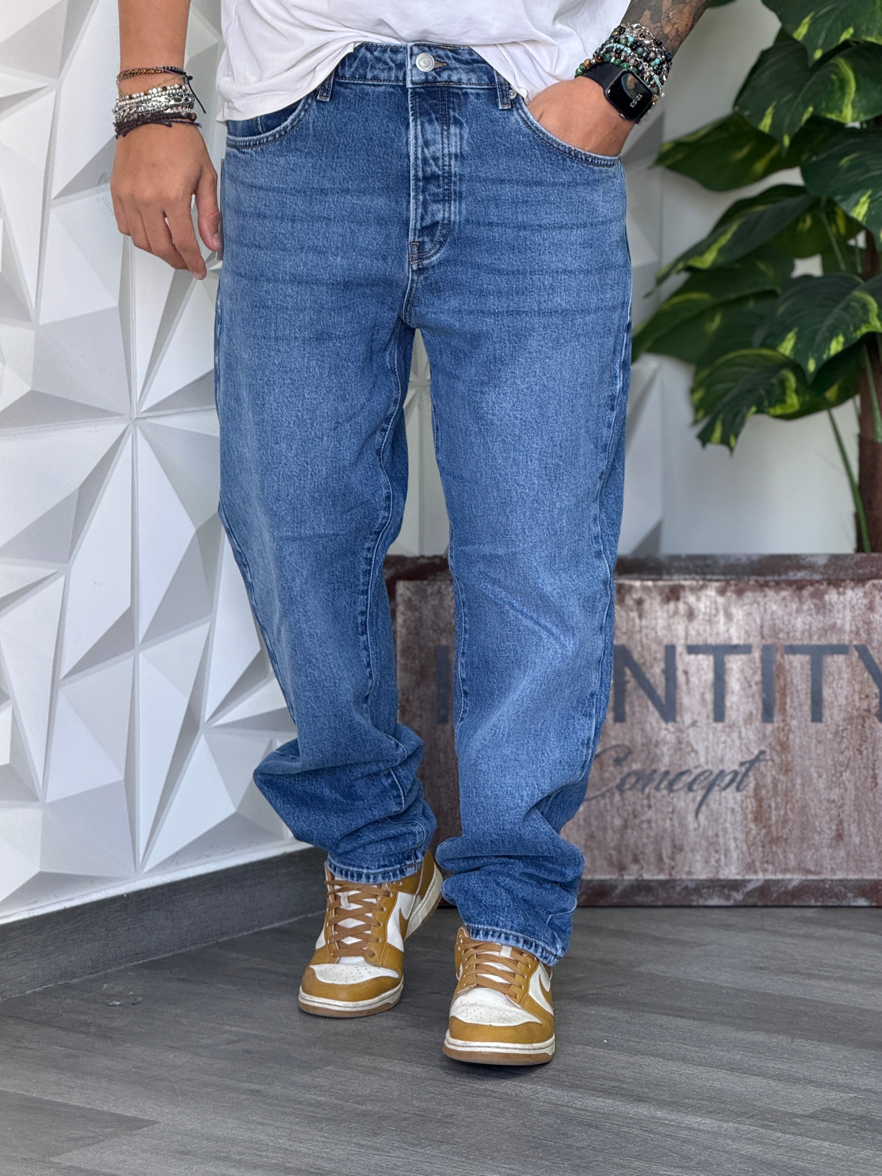 Jeans Baggy 5 Lavaggio medio