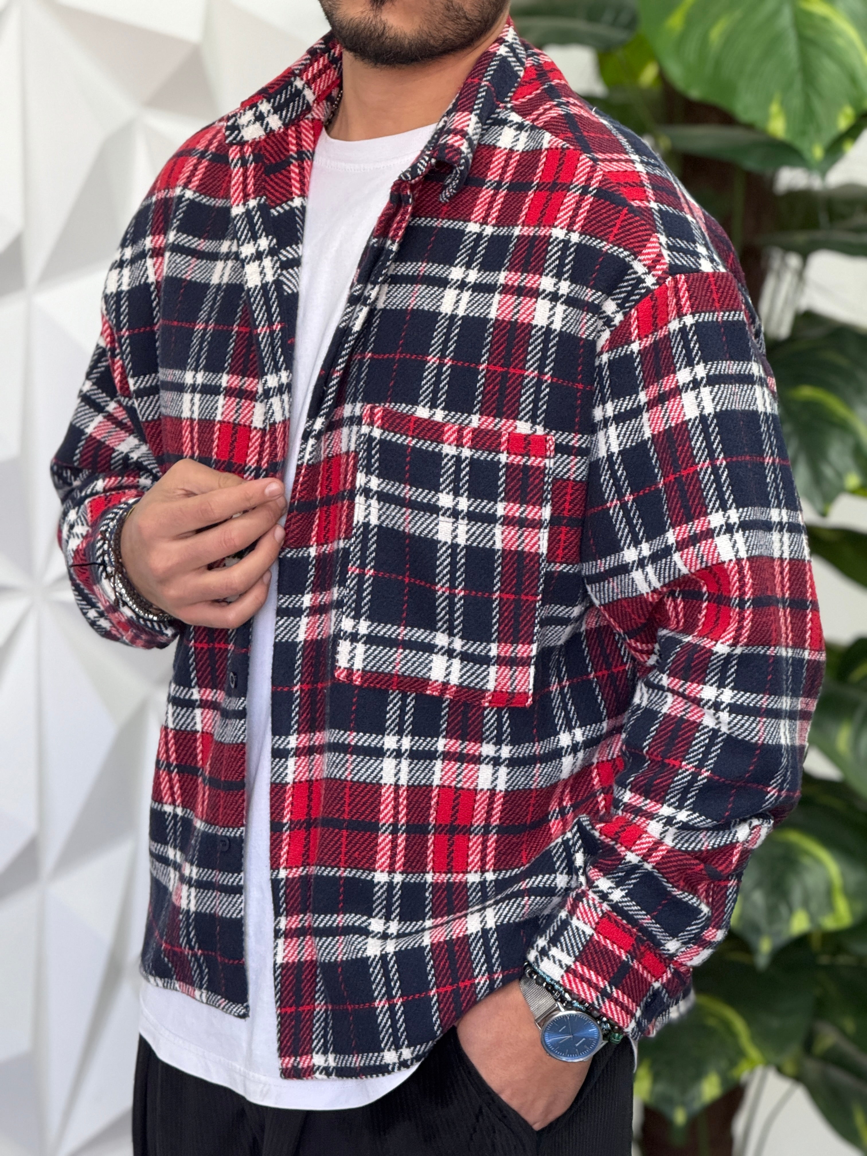 Camicia Flanella Quadri New Job Brand