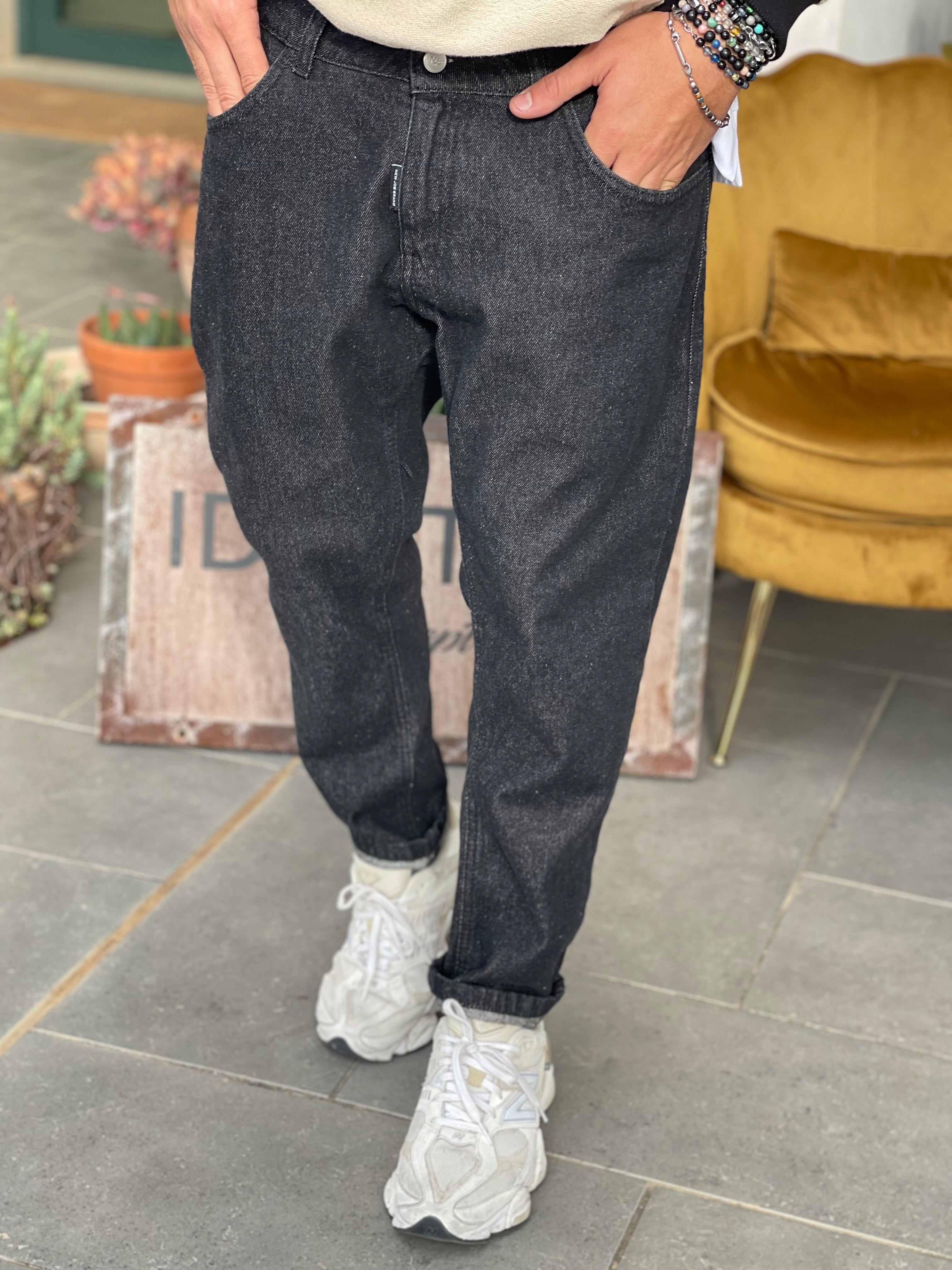 JEANS REGULAR FIT NERO NEW JOB BRAND