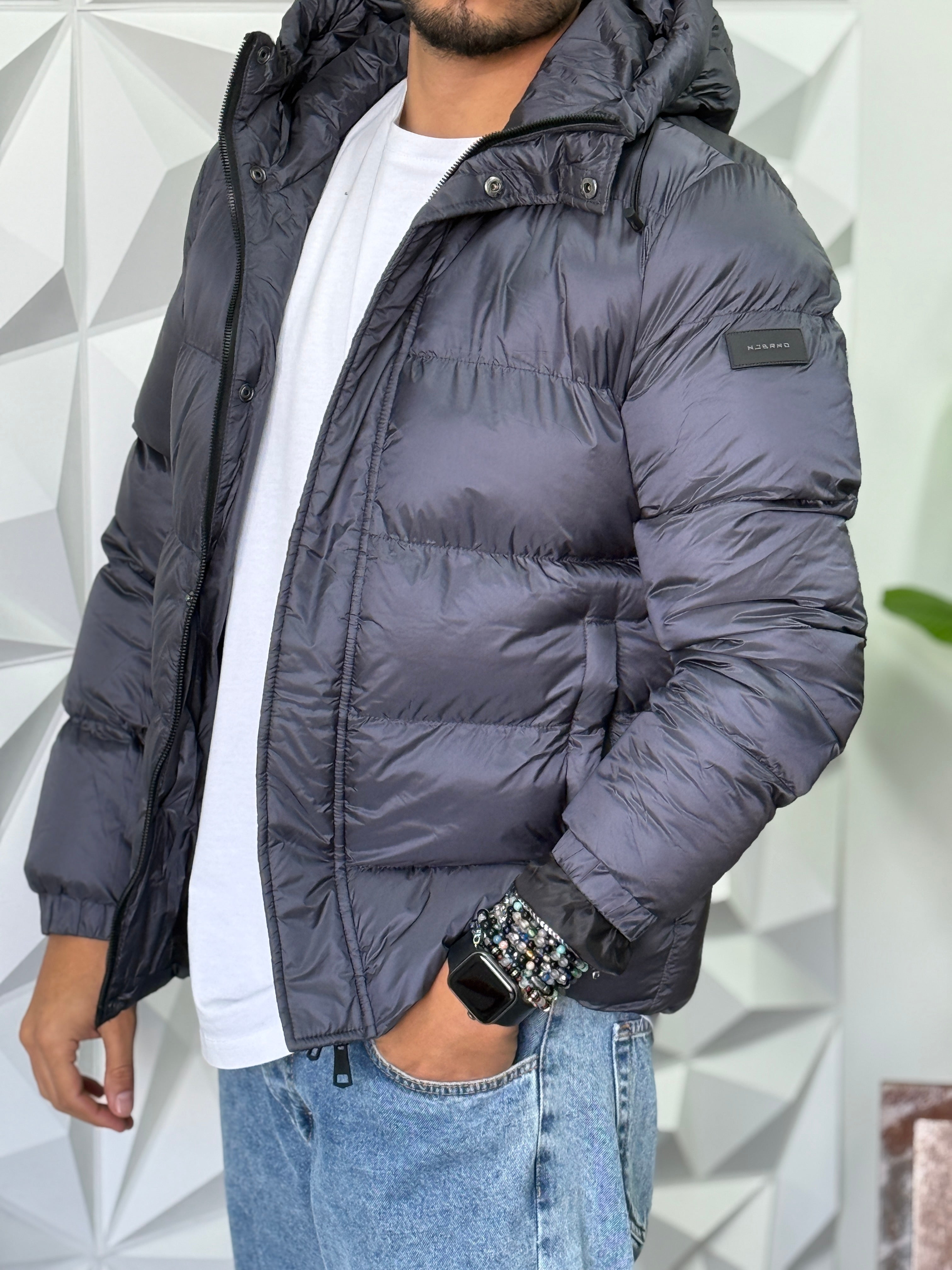 BOMBER CAPPUCCIO PIOMBO NEW JOB BRAND