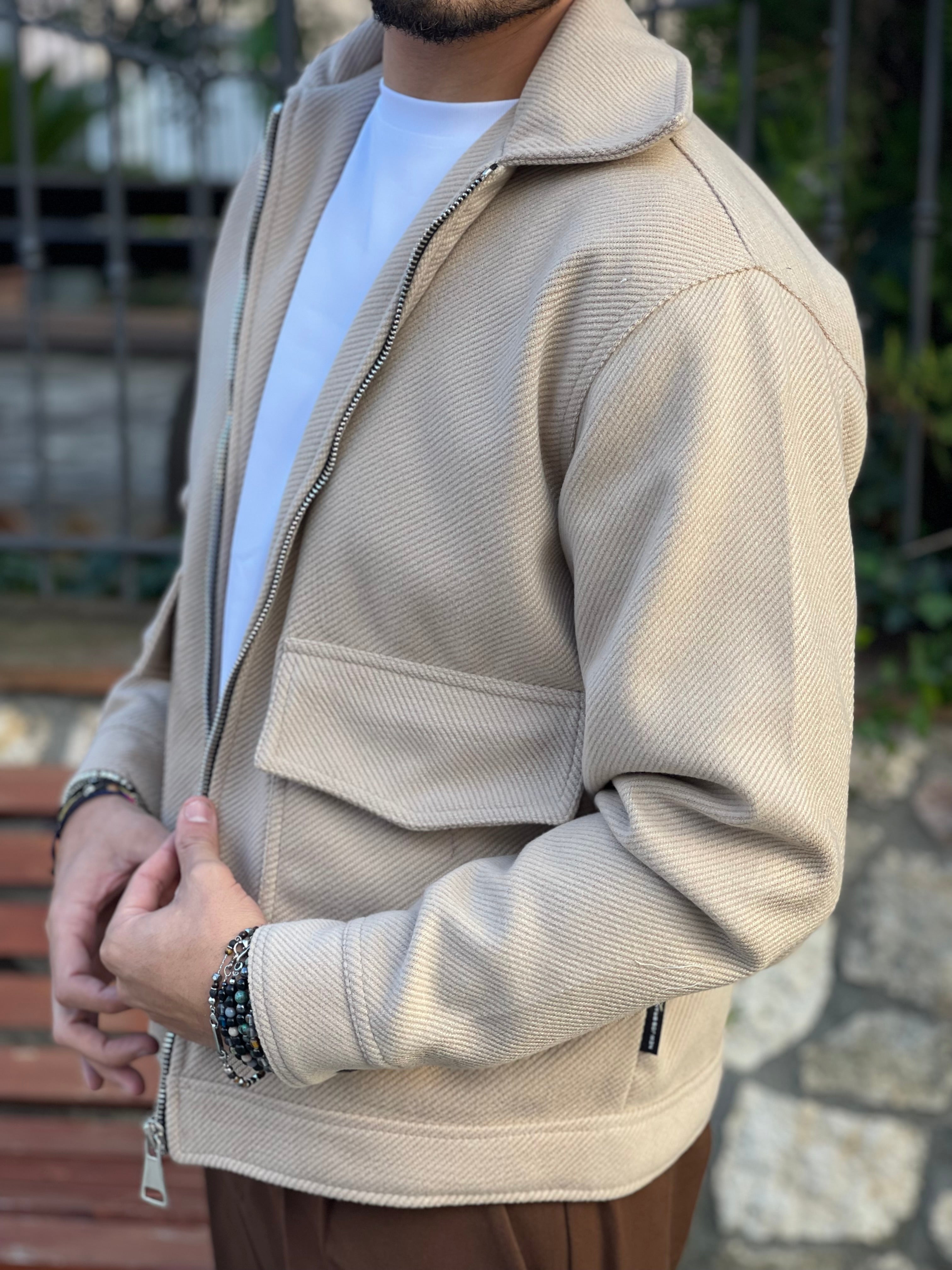 JACKET COATARA BEIGE NEW JOB BRAND