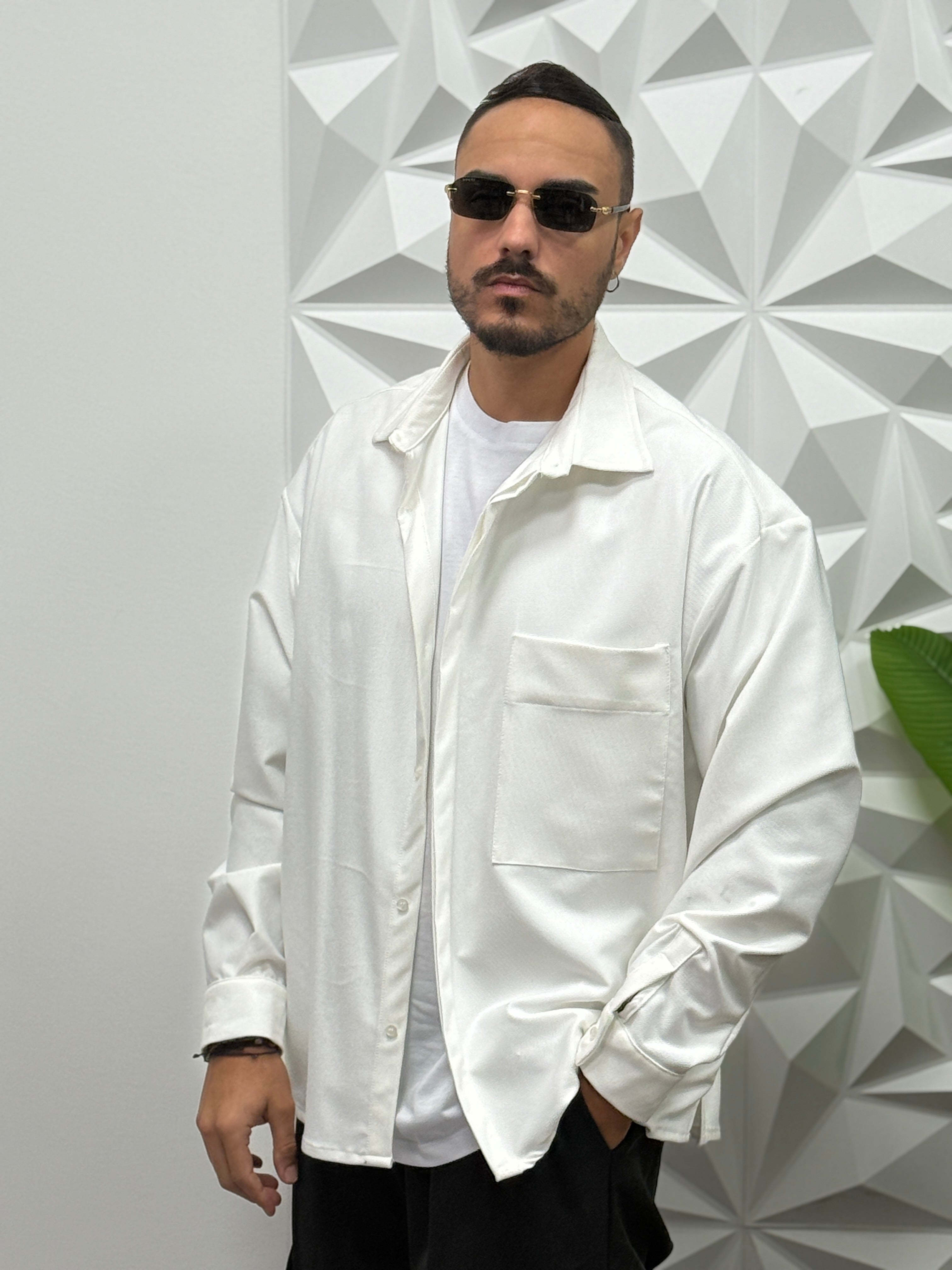 Camicia Oversize bianca New Job Brand