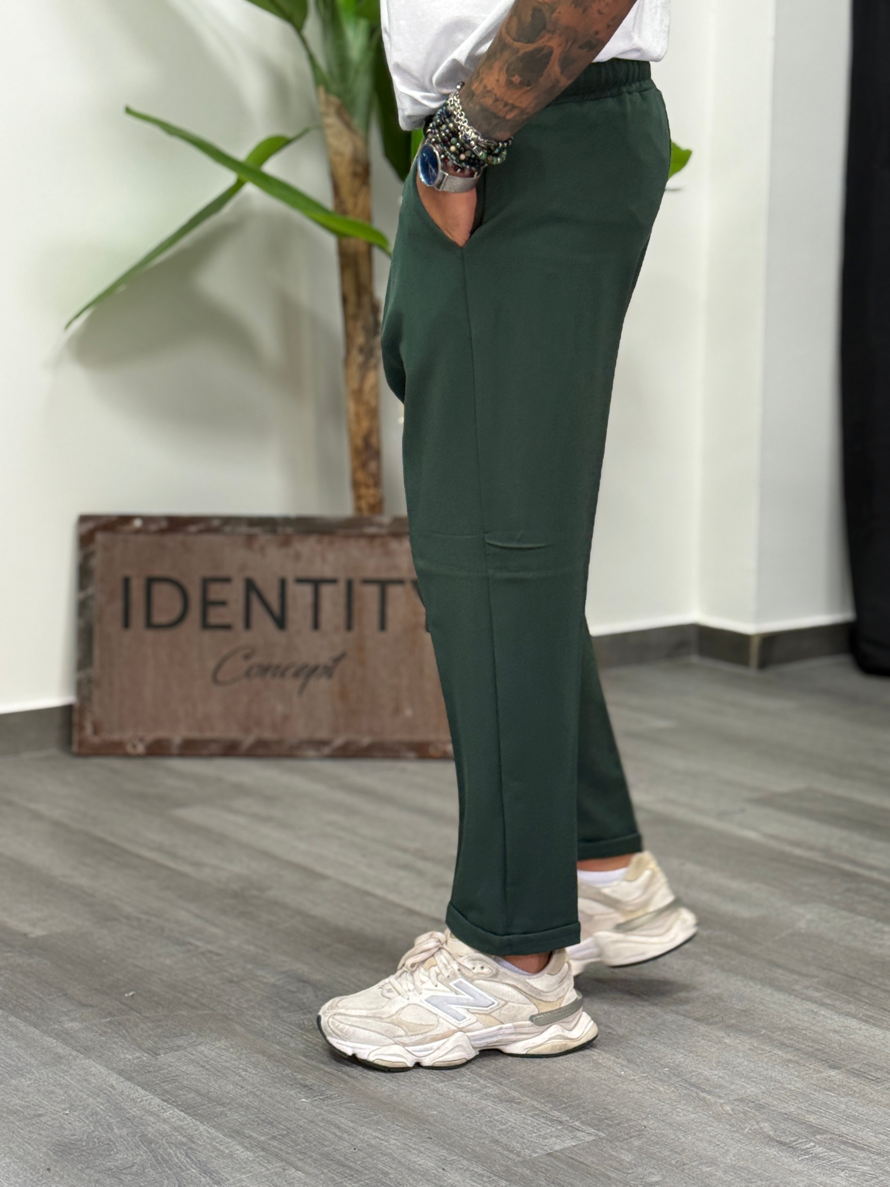 PANTALONE TRUES VERDE BOSCO NEW JOB BRAND