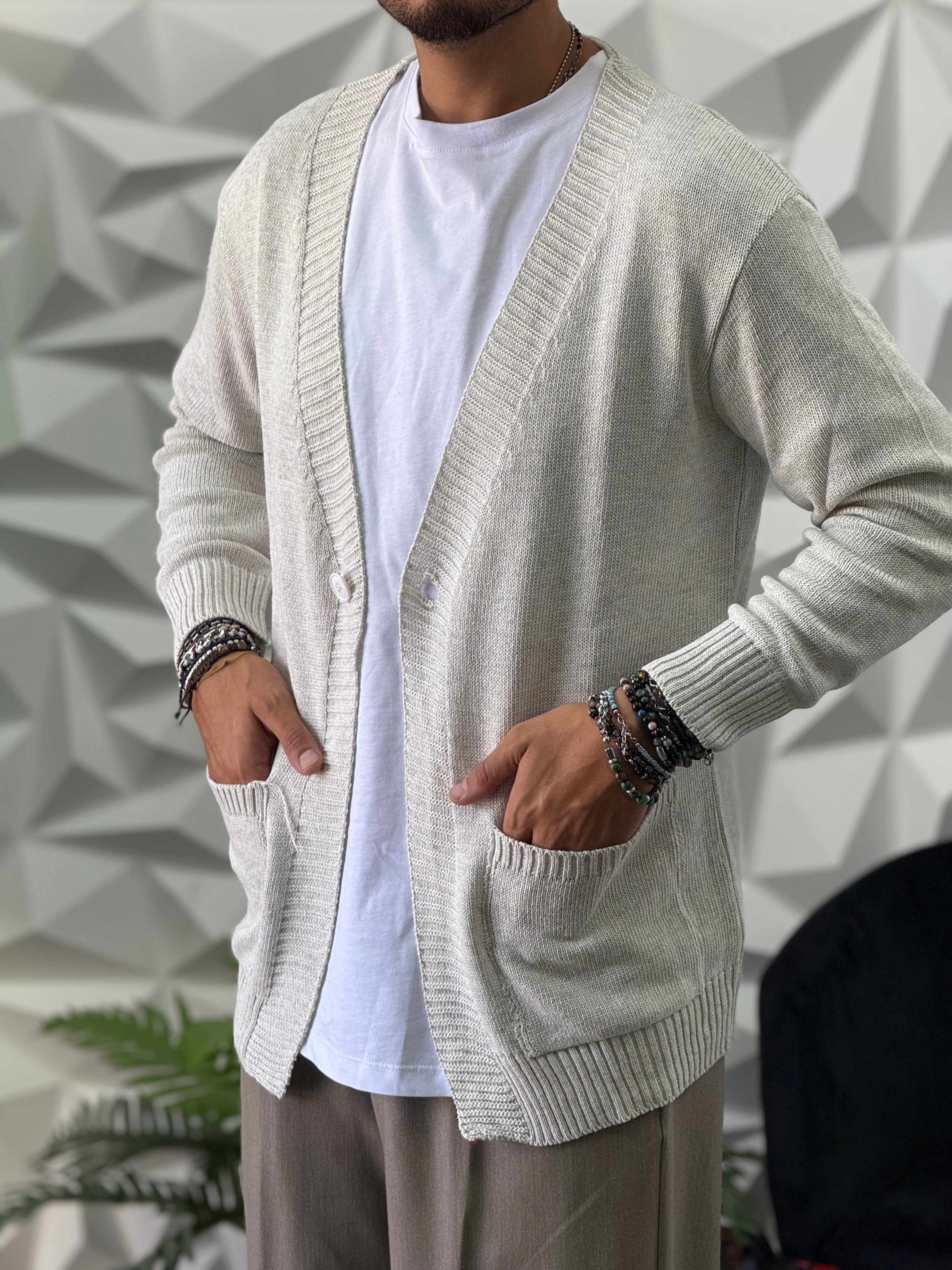 Cardigan ghiaccio New Job Brand