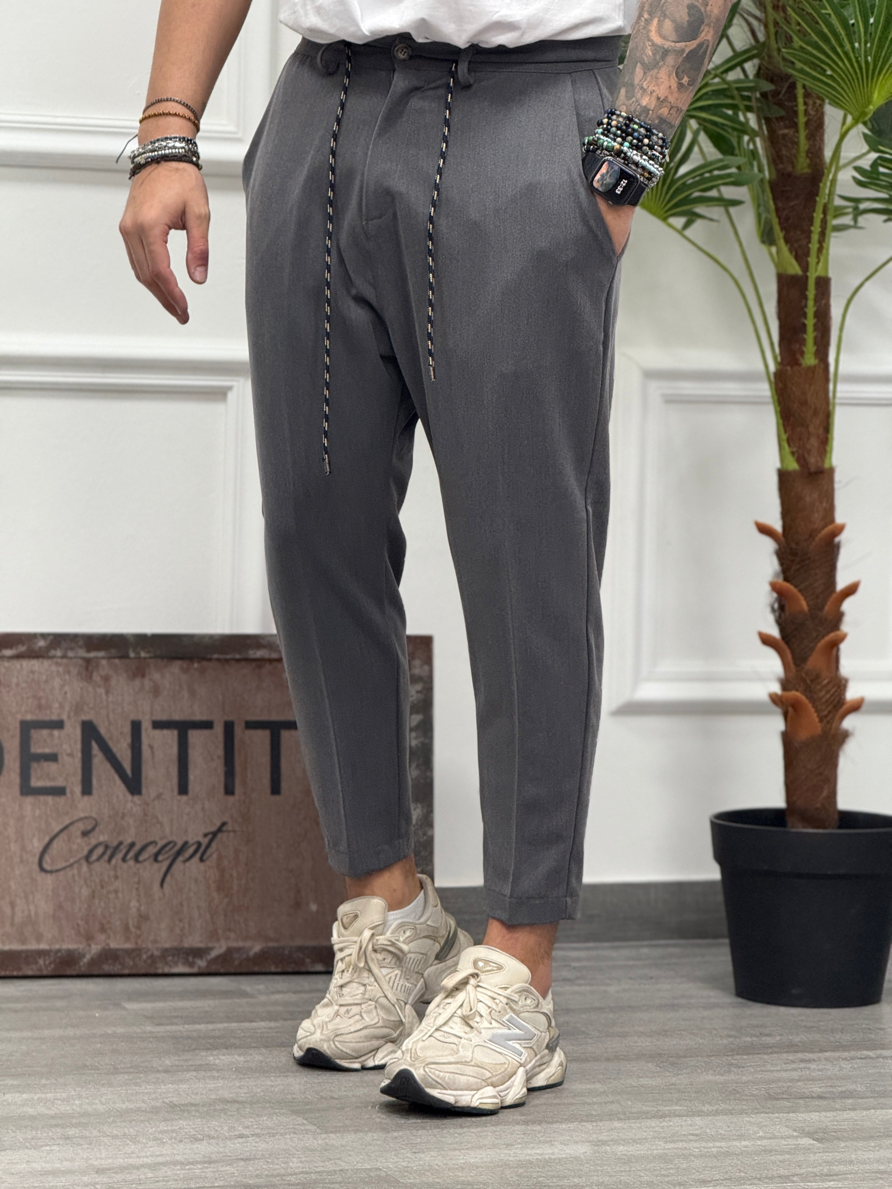 PANTALONE BRIAN GRIGIO NEW JOB BRAND