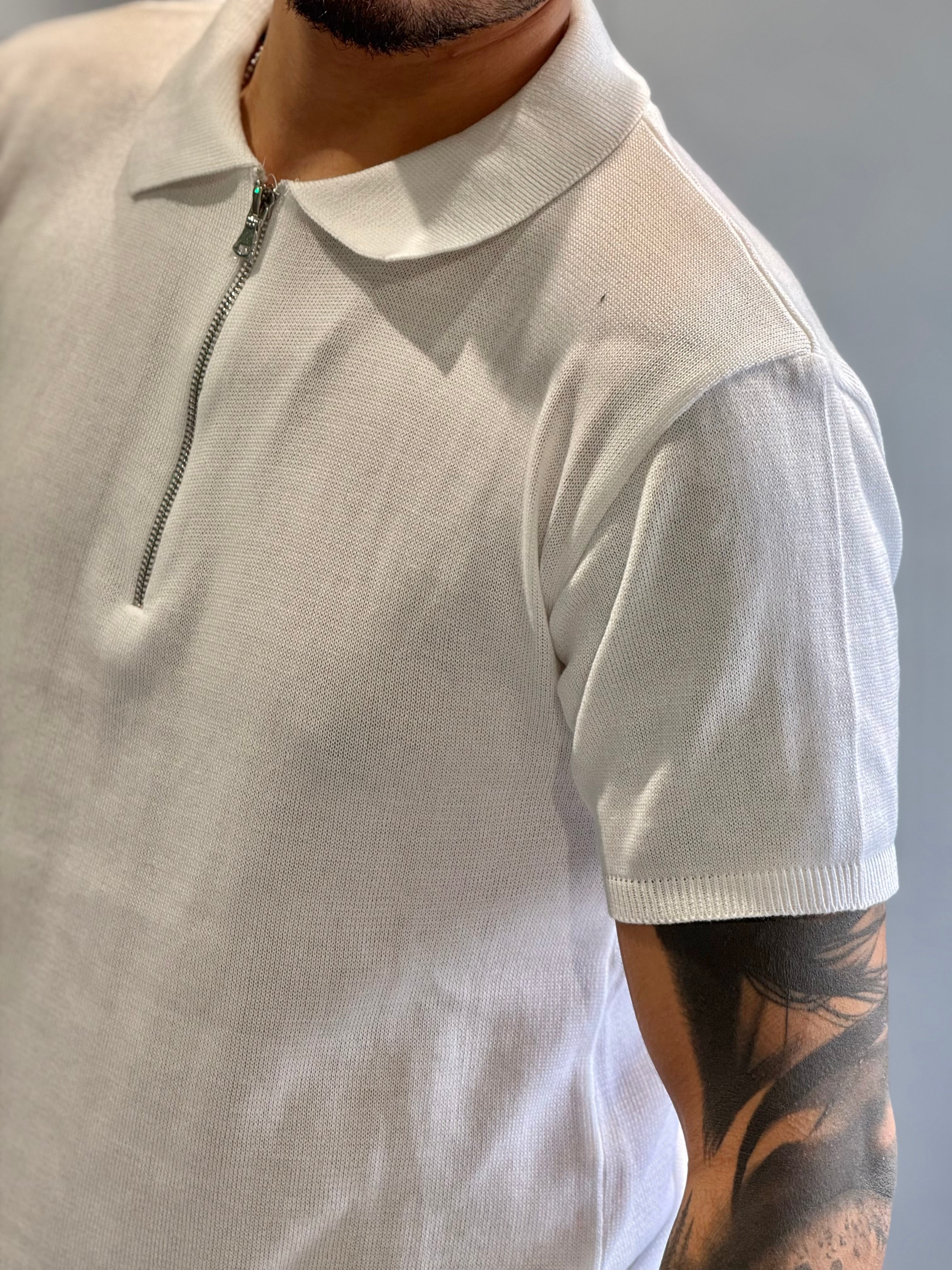 Polo zip in filo new job brand