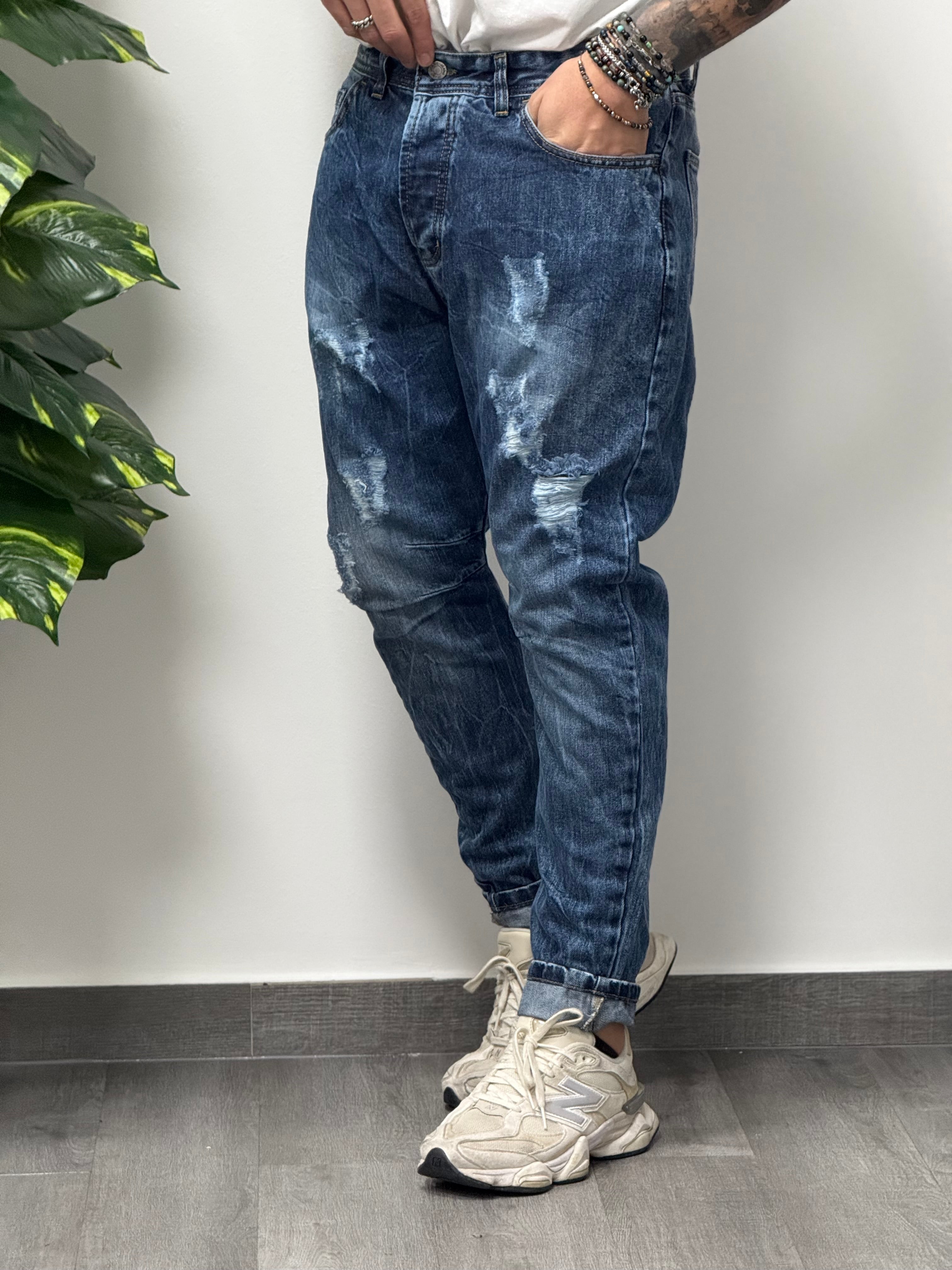 JEANS BIKER NEW JOB BRAND