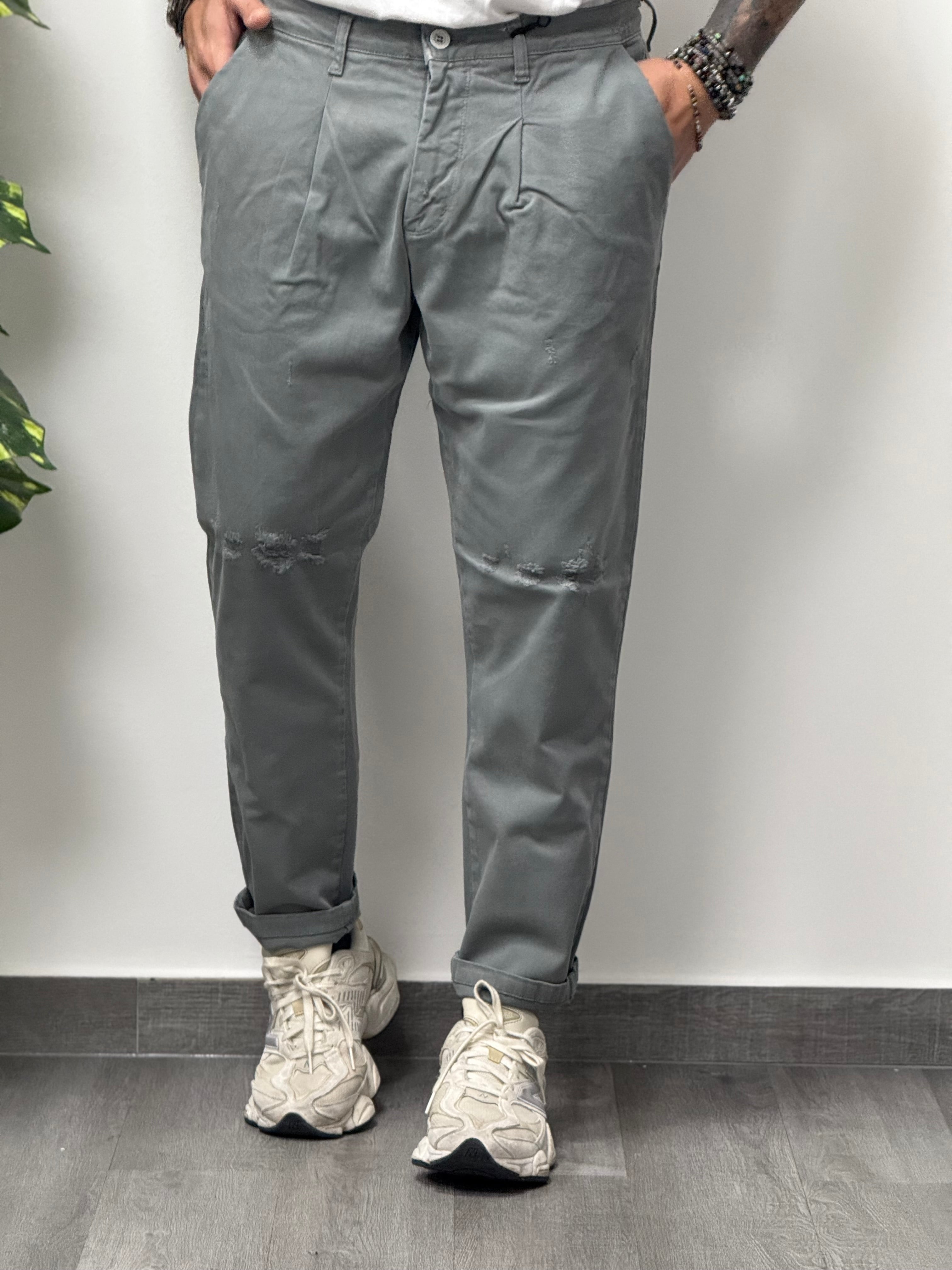 PANTALONE MILANO GRIGIO NEW JOB BRAND