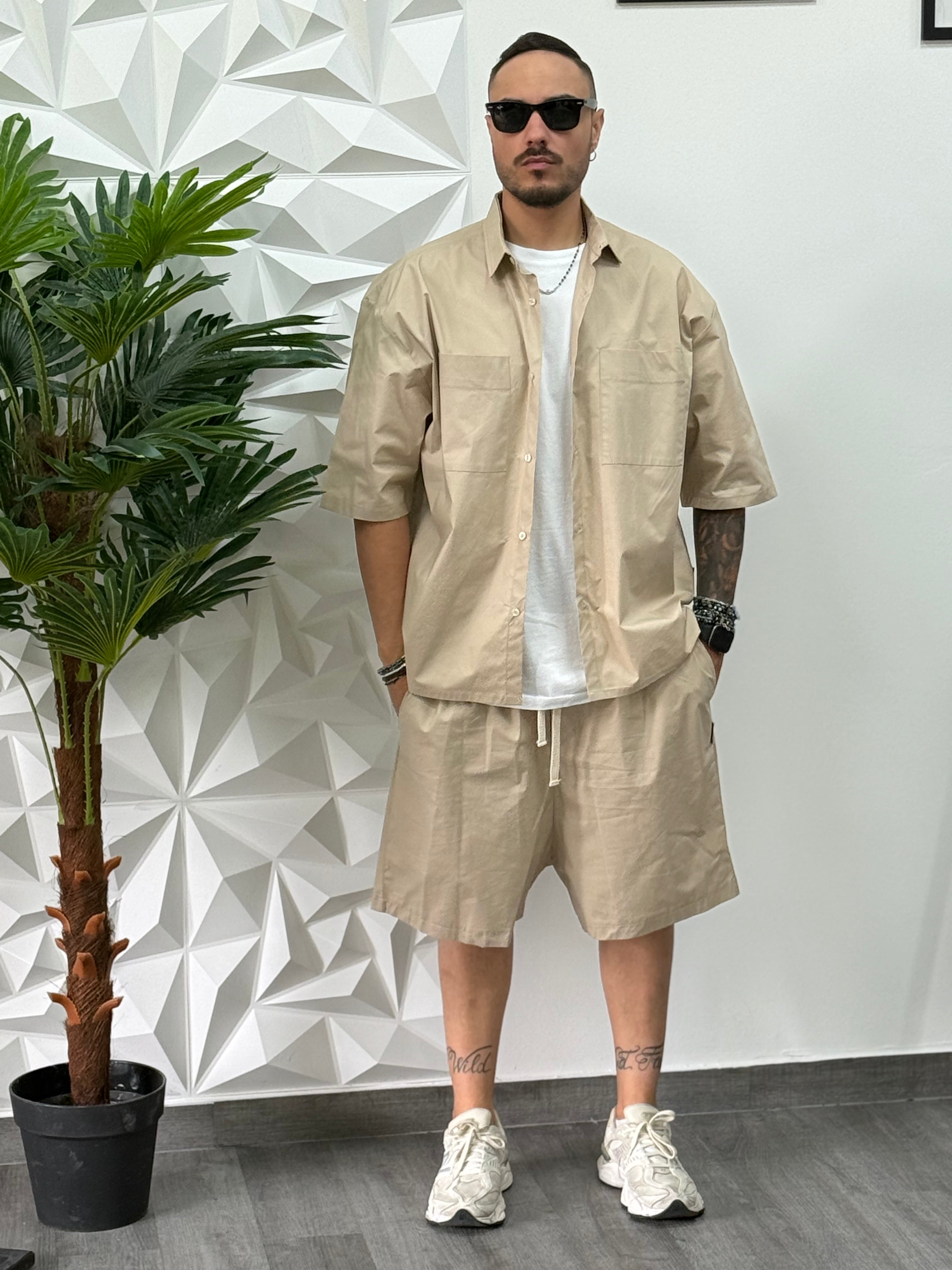 COORDINATO HARLEM BEIGE NEW JOB BRAND