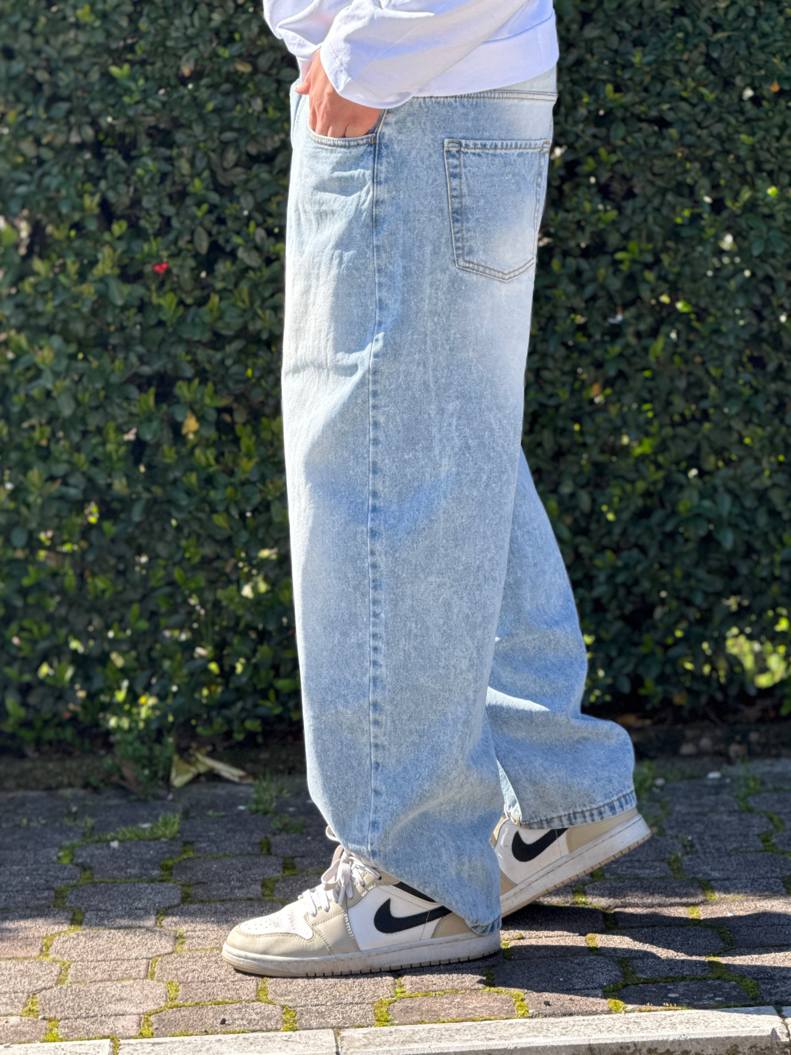 JEANS WIDE25SAB LAVAGGIO CHIARO NEW JOB BRAND