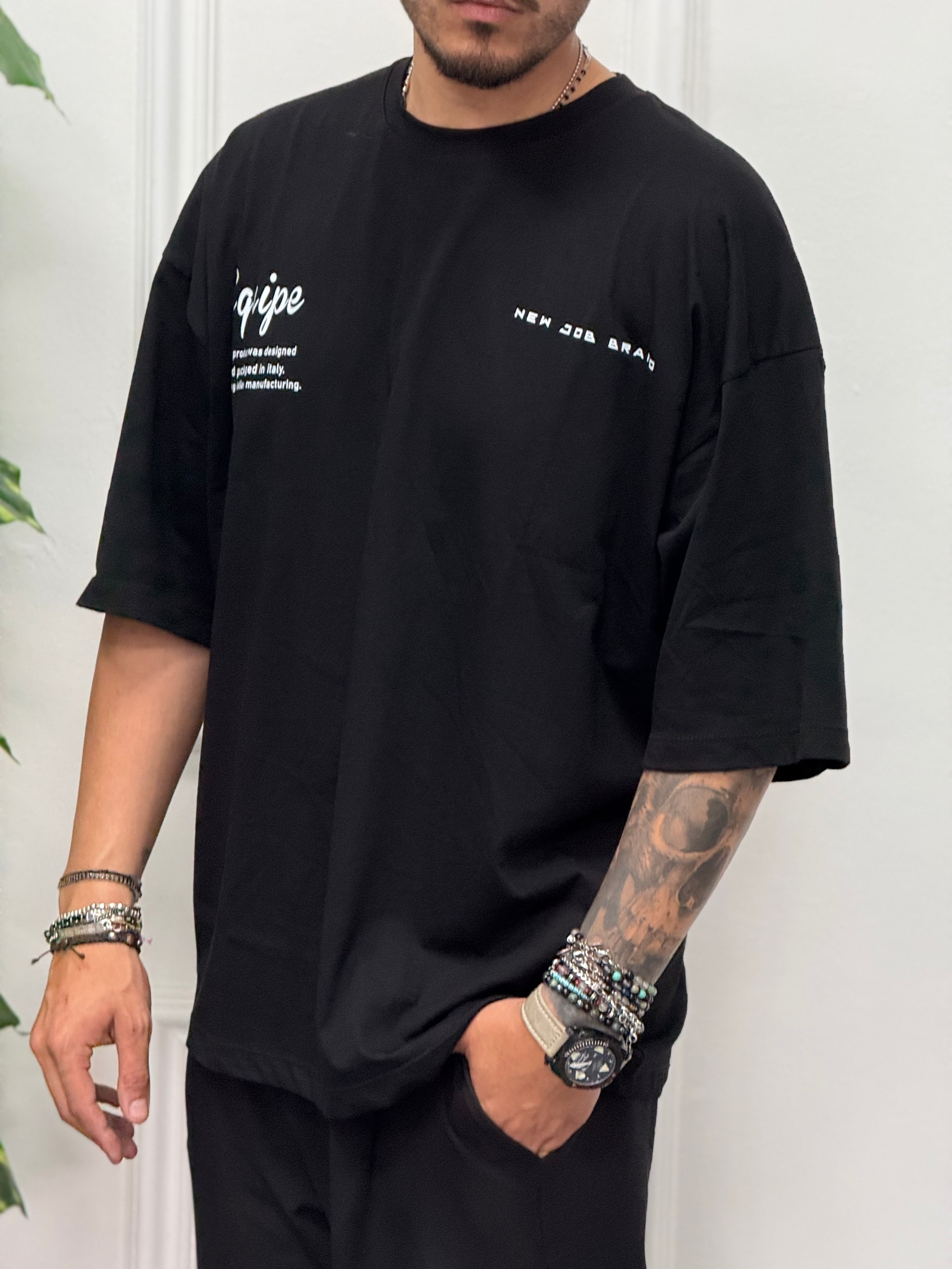 SHIRT OVERSIZE EQUIPE MANICA 3/4 NEW JOB BRAND