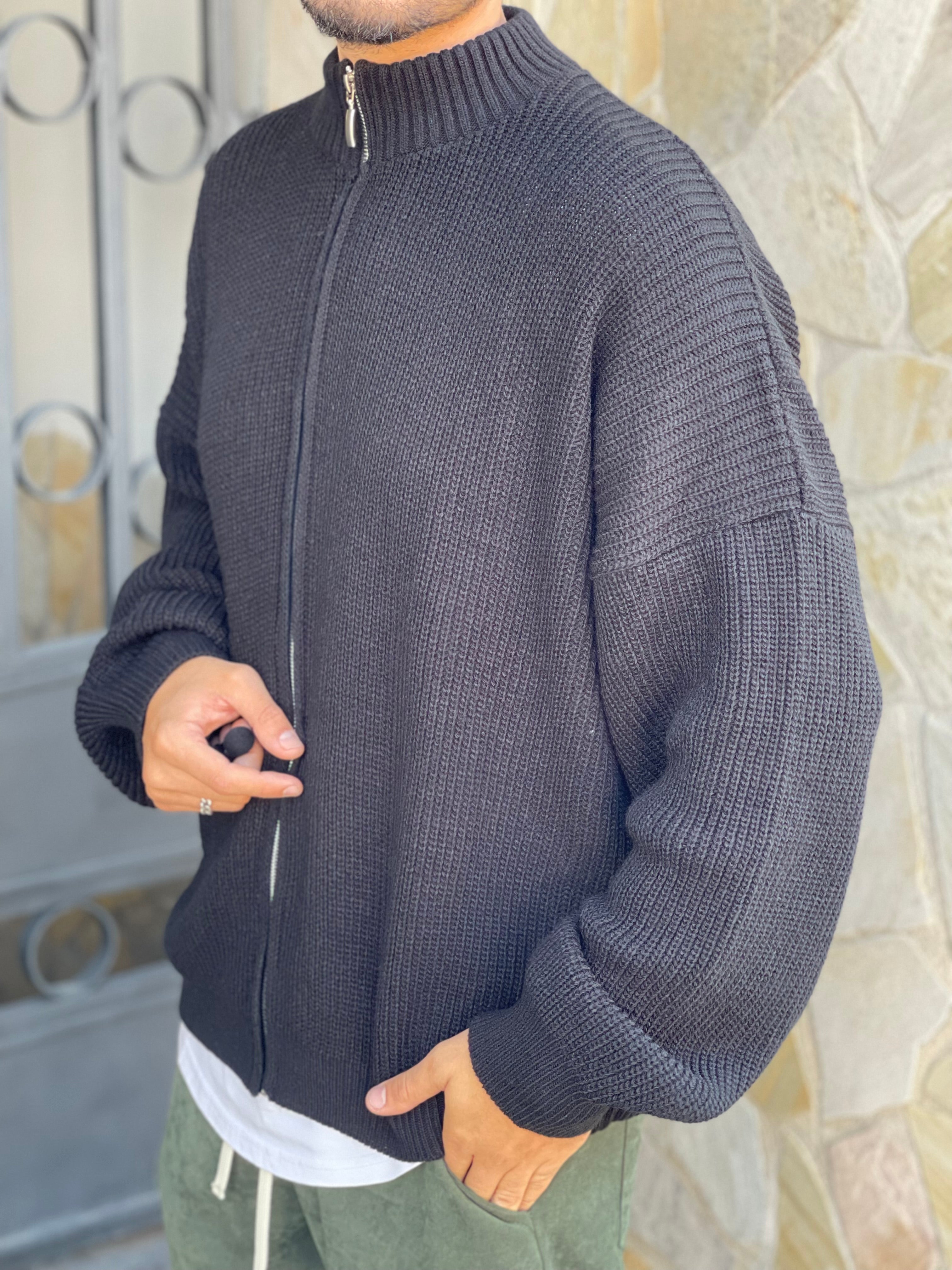 PULLOVER OVERSIZE ZIP NEW JOB BRAND