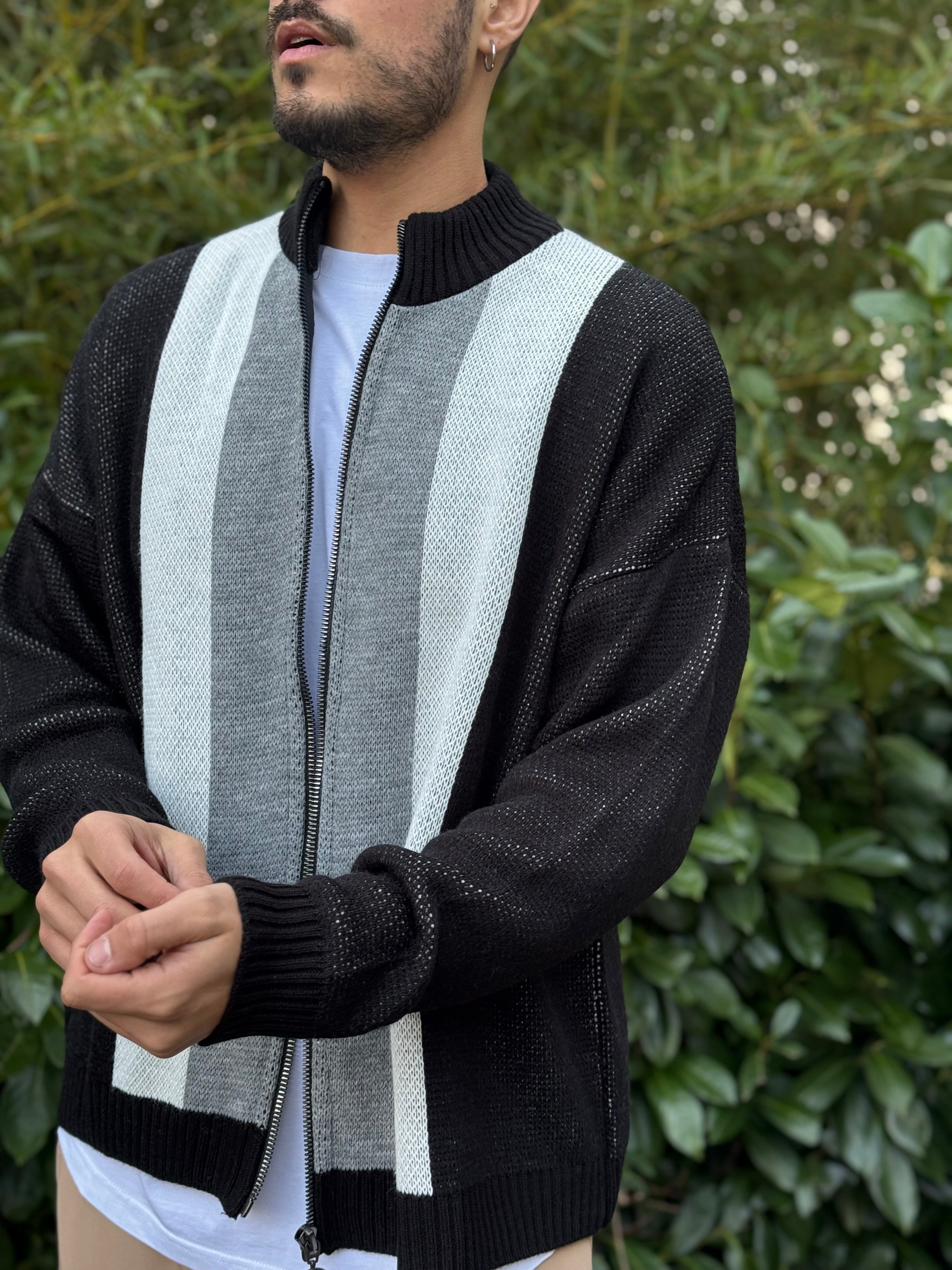 PULLOVER MEZZO COLLO CON ZIP NEW JOB BRAND