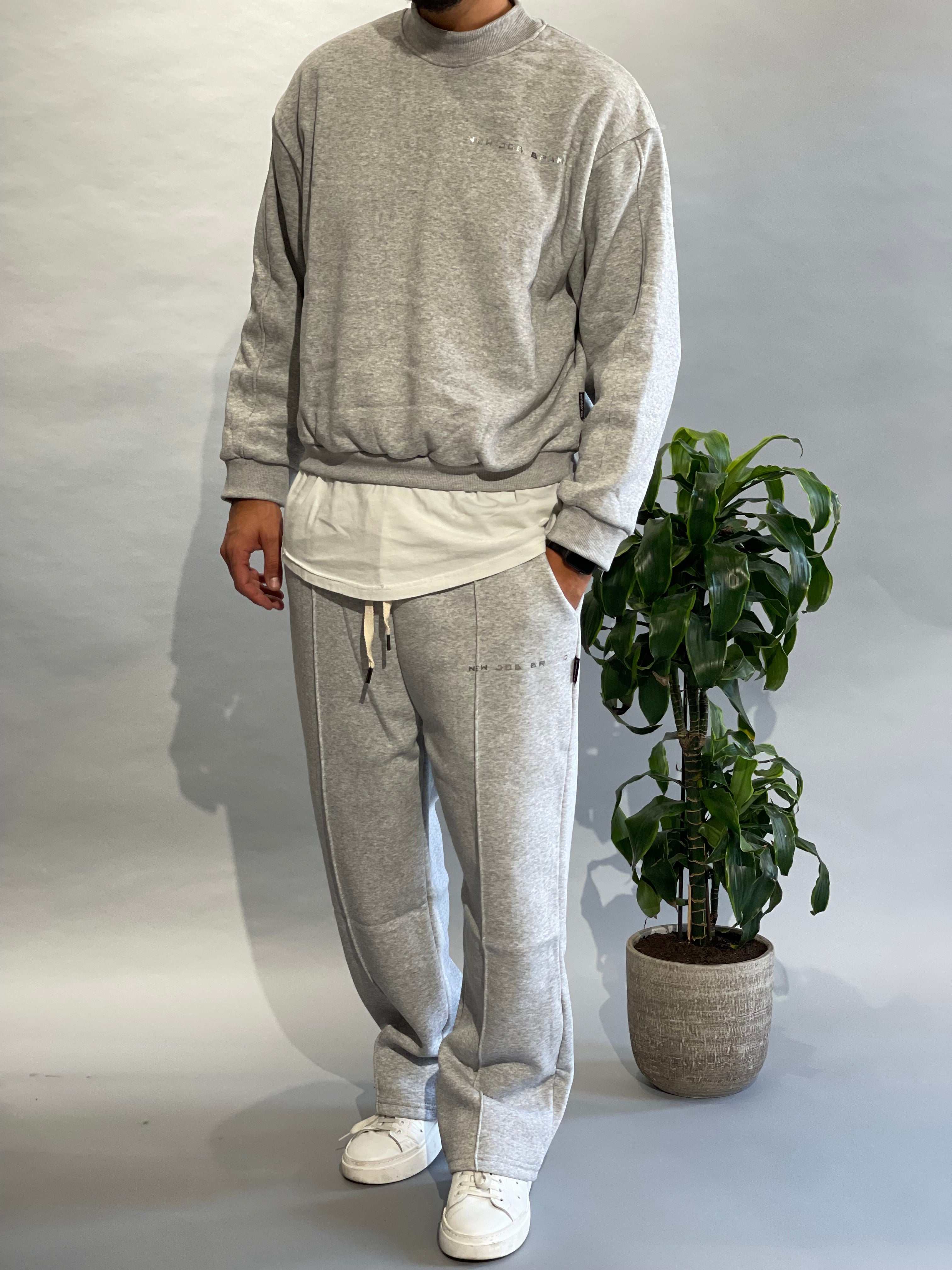 TUTA CROPPED GRIGIA NEW JOB BRAND