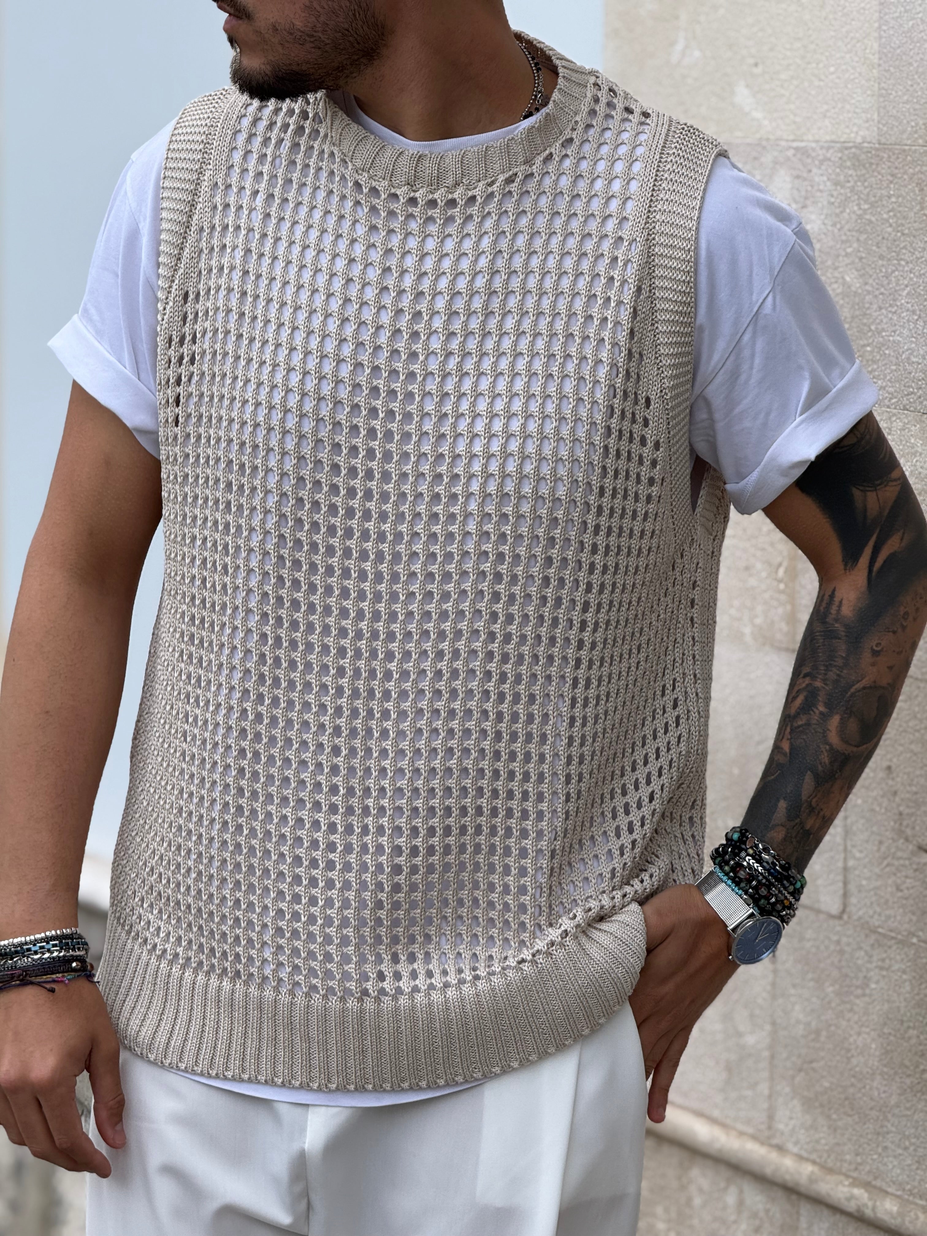 SMANICATO FORATO NEW JOB BRAND BEIGE