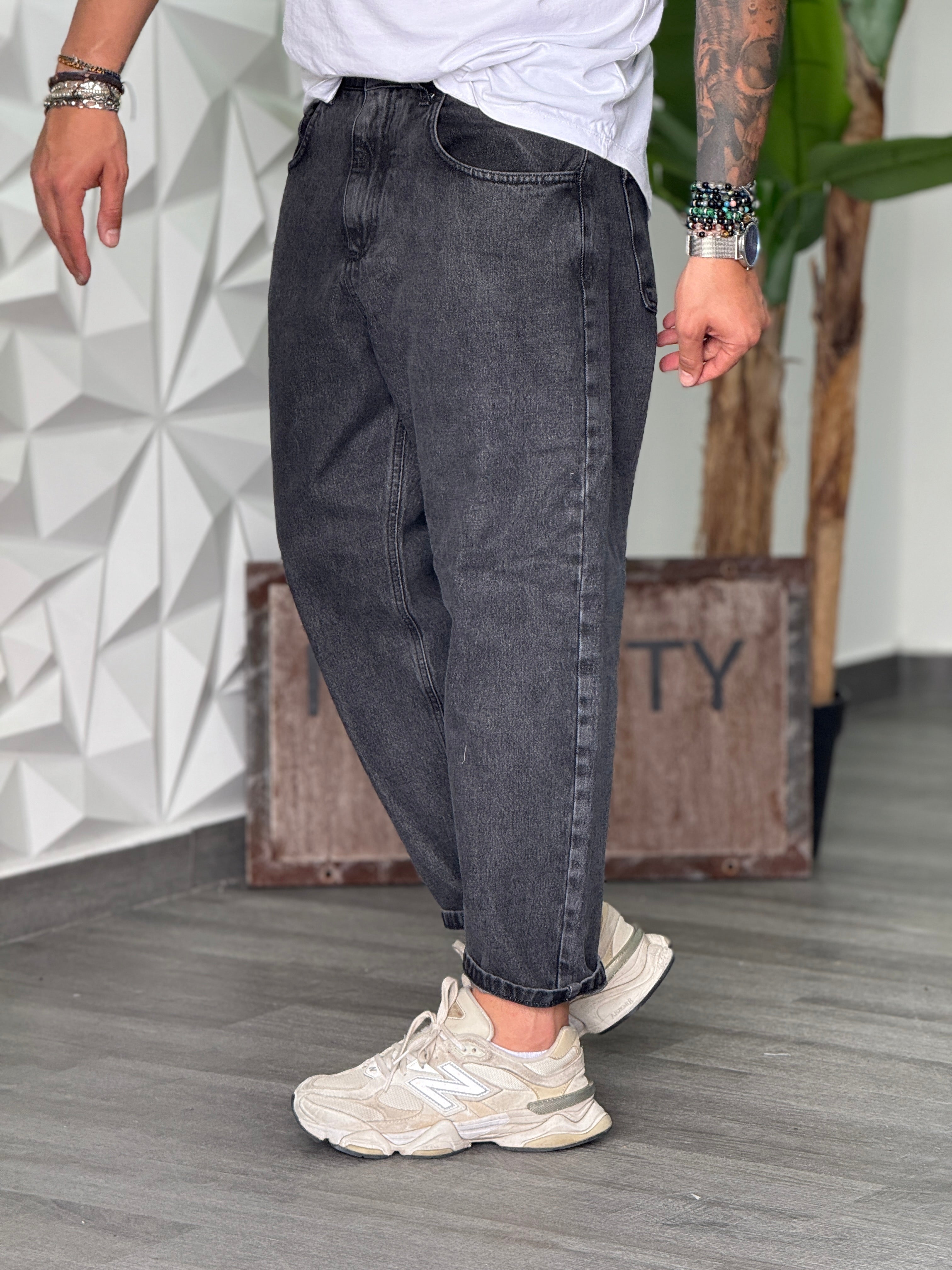 Jeans Canaria marmo nero New Job Brand