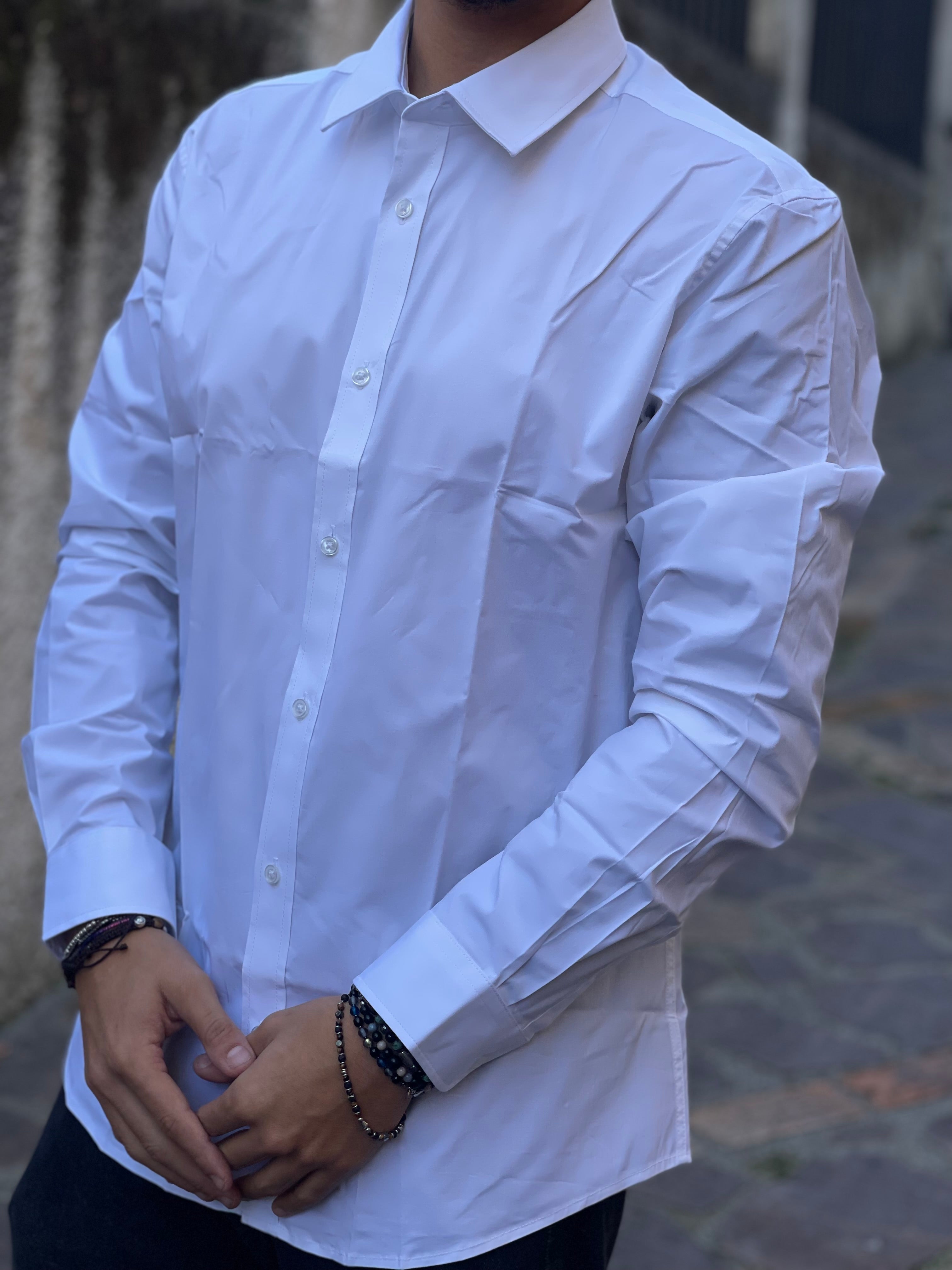 CAMICIA TAGLIA UNICA BIANCA