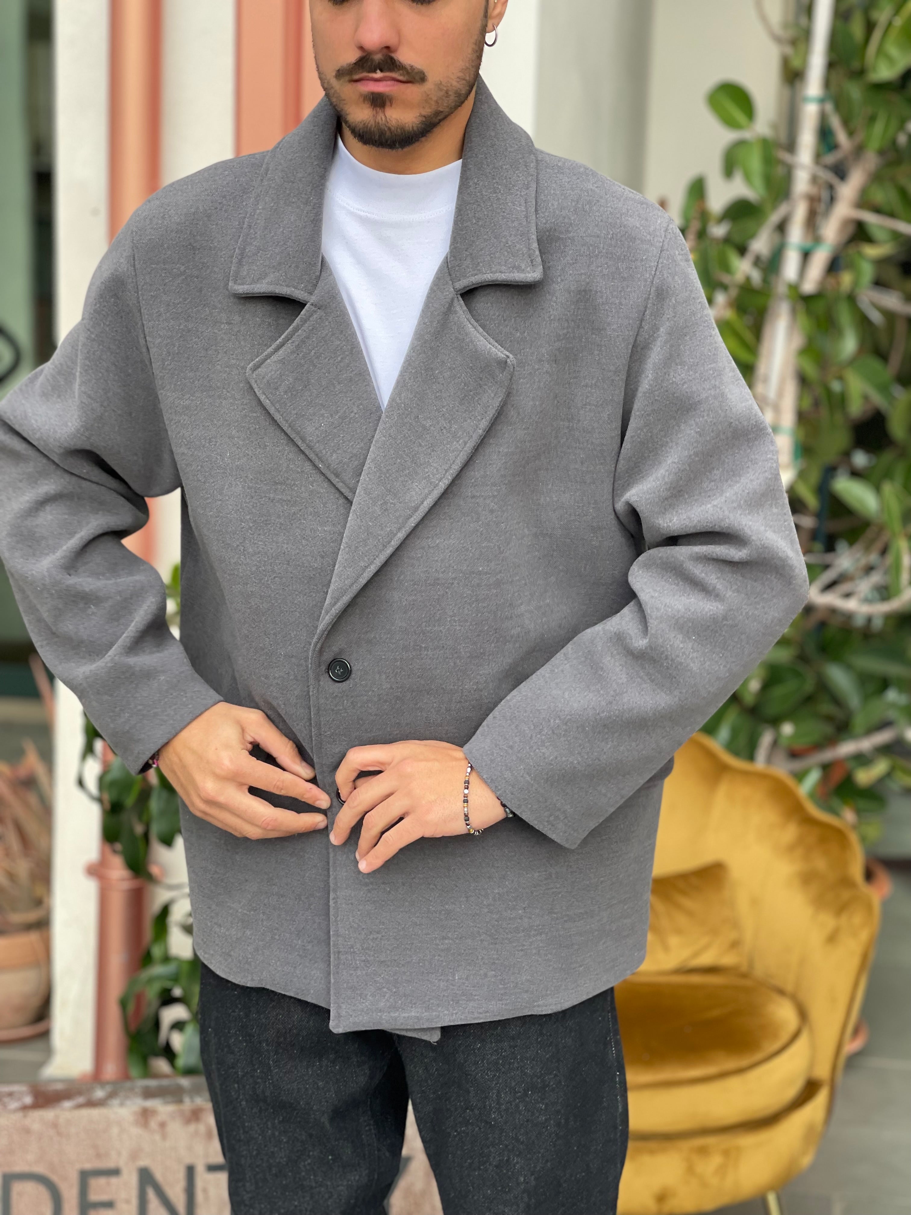 CAPPOTTO GRIGIO NEW JOB BRAND