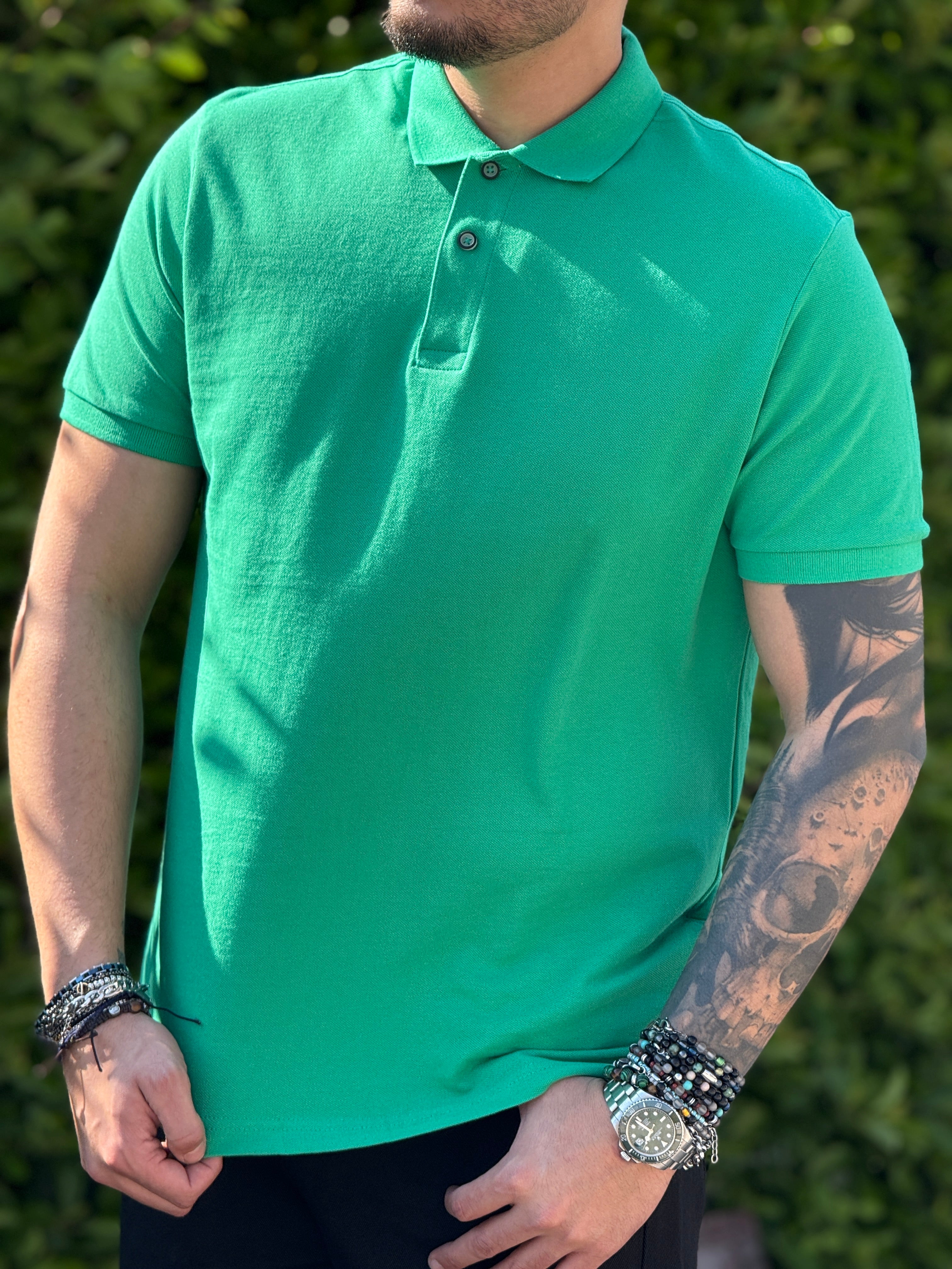 POLO CANARIA VERDE FLUO
