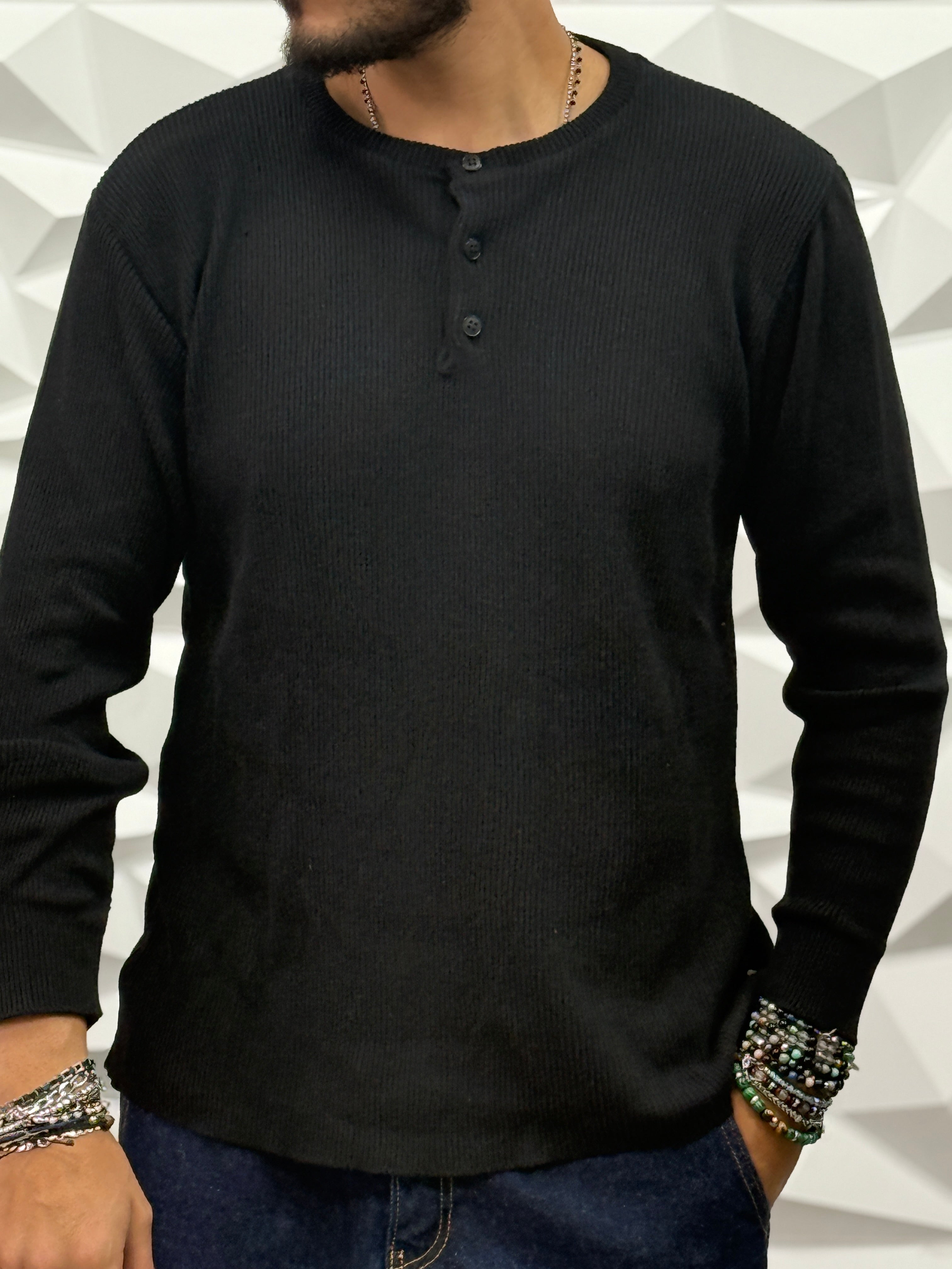 POLO REGULAR NERO NEW JOB BRAND